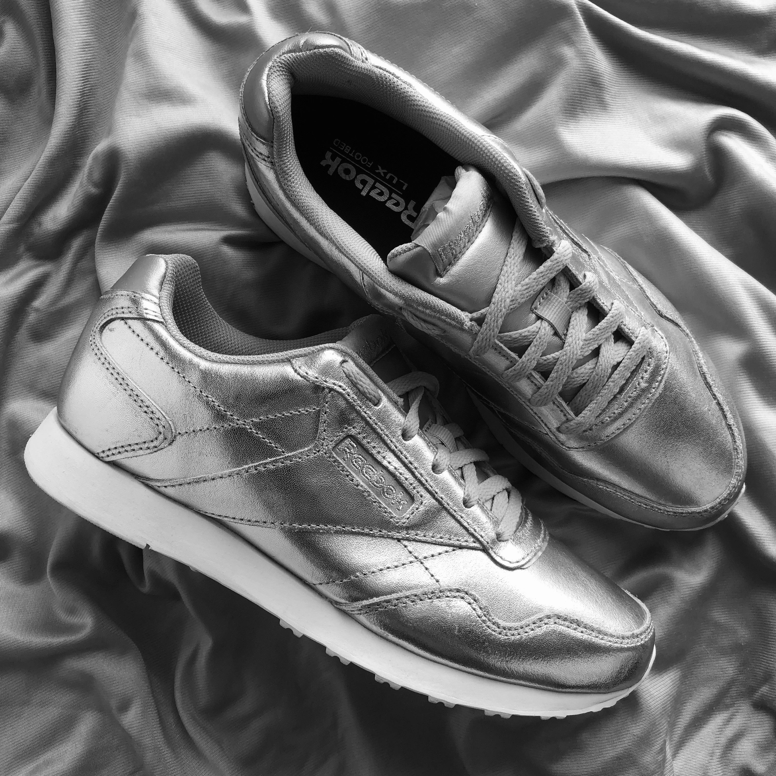 Reebok Reebok classics leather silver Size US 5 / EU 37 - 1 Thumbnail