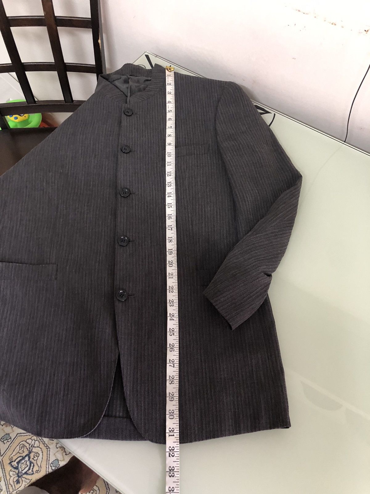 Balmain Balmain Paris Guru-Collar Single Breasted Blazer Jackets Size US L / EU 52-54 / 3 - 22 Thumbnail