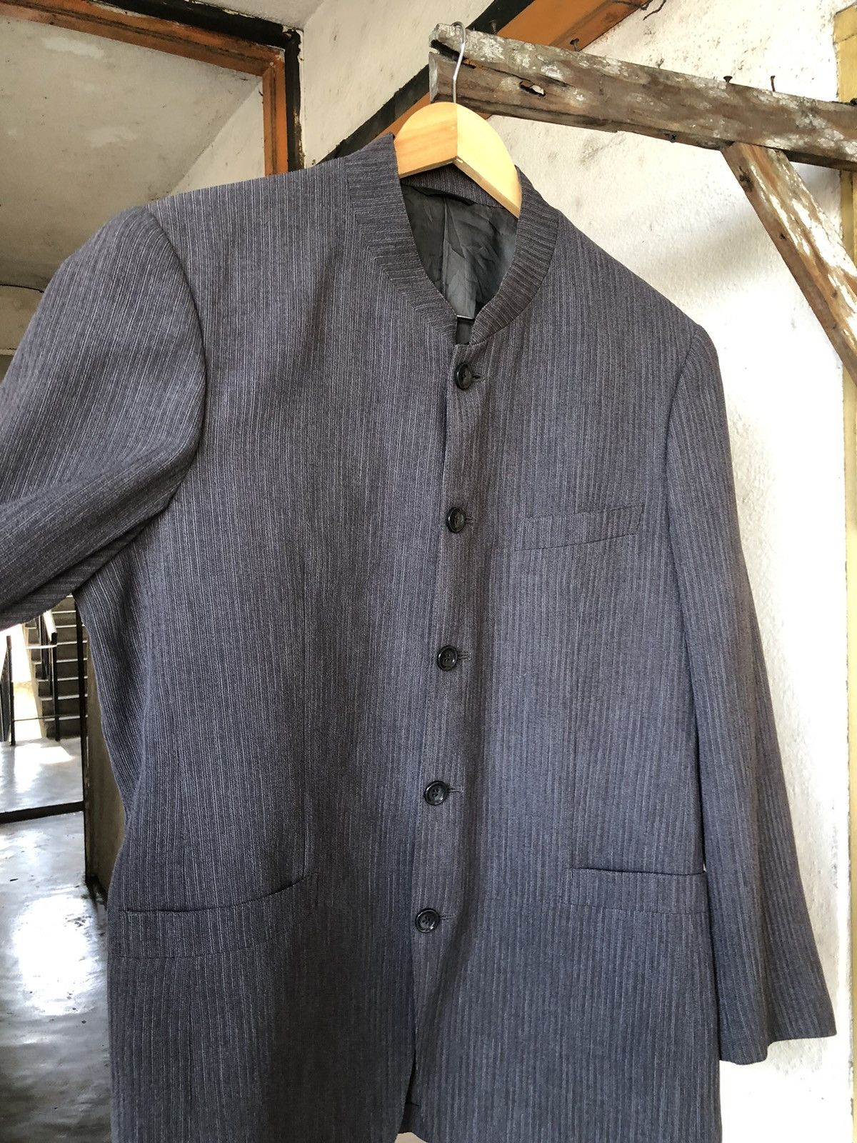 Balmain Balmain Paris Guru-Collar Single Breasted Blazer Jackets Size US L / EU 52-54 / 3 - 11 Thumbnail