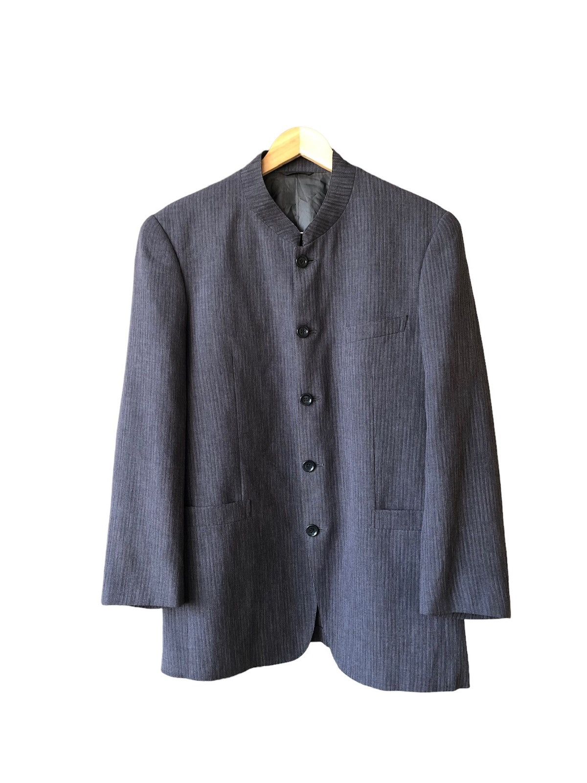 Balmain Balmain Paris Guru-Collar Single Breasted Blazer Jackets Size US L / EU 52-54 / 3 - 6 Thumbnail