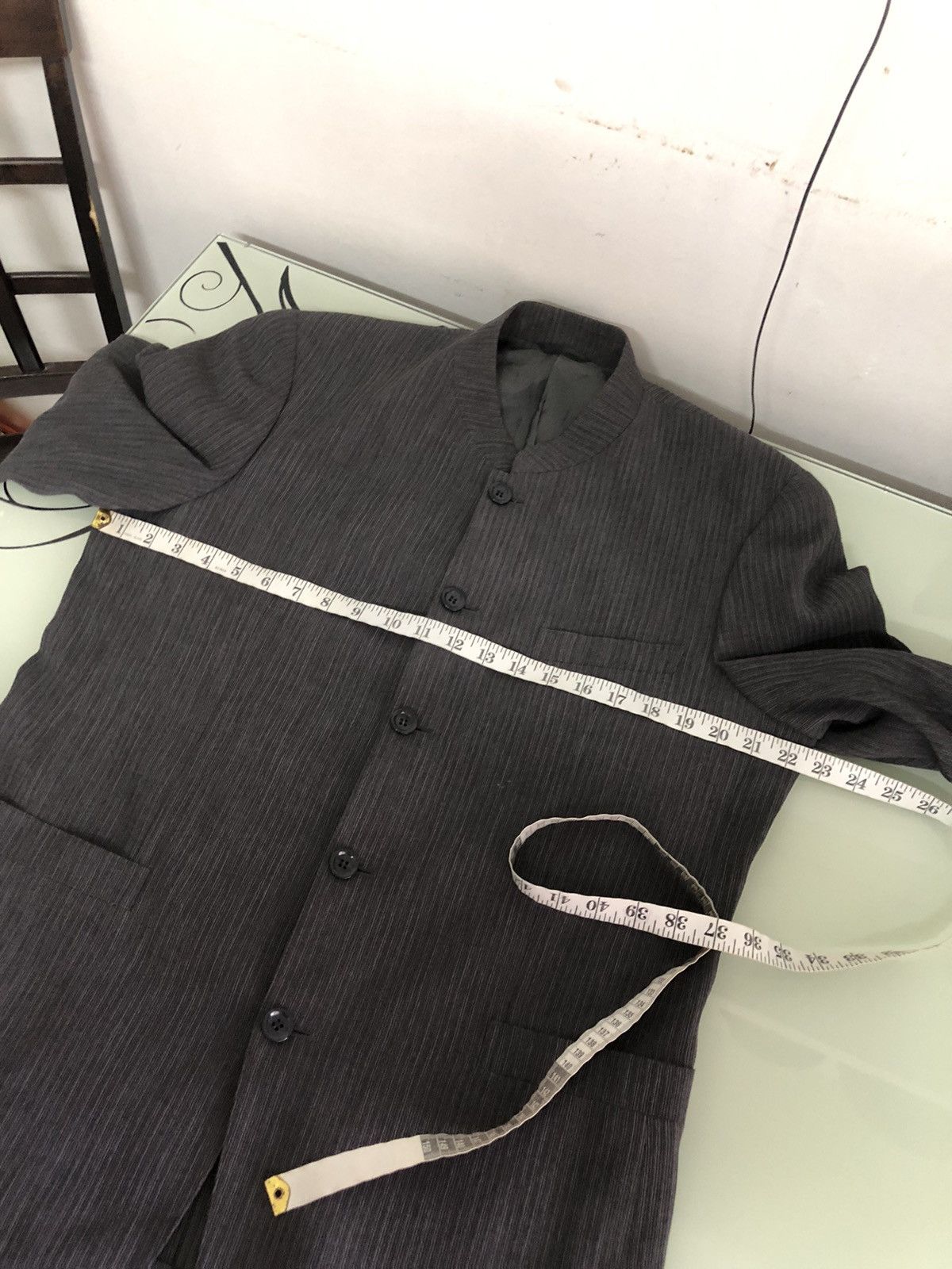 Balmain Balmain Paris Guru-Collar Single Breasted Blazer Jackets Size US L / EU 52-54 / 3 - 20 Thumbnail