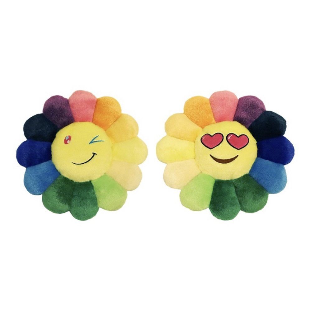 image of Takashi Murakami Takashi Murkami Emoji Pillow 30Cm in Red, Men's