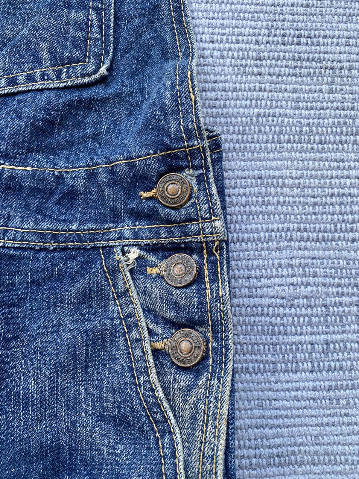 Vintage vintage edwin overall denim Size US 30 / EU 46 - 7 Thumbnail
