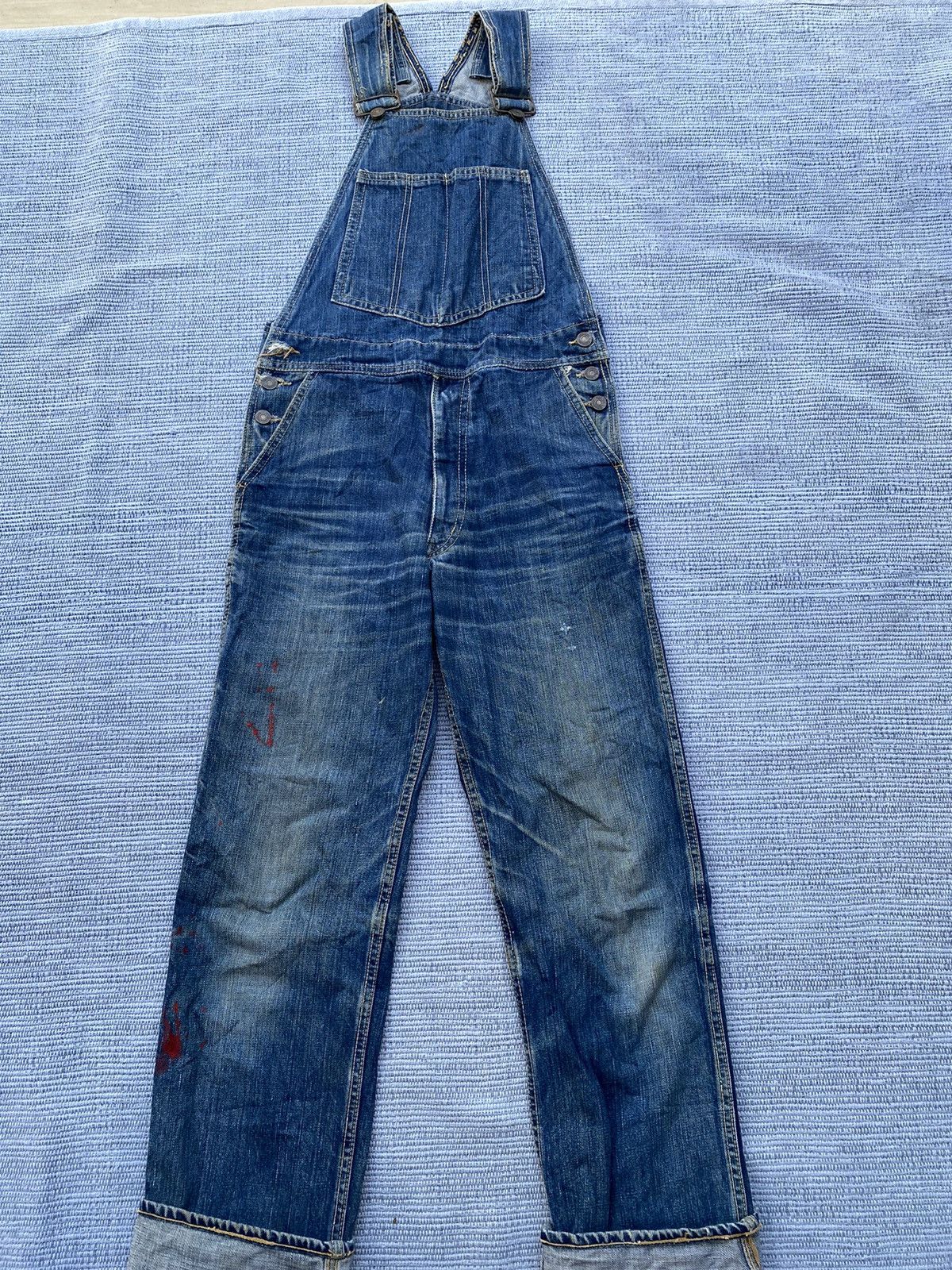Vintage vintage edwin overall denim Size US 30 / EU 46 - 1 Thumbnail