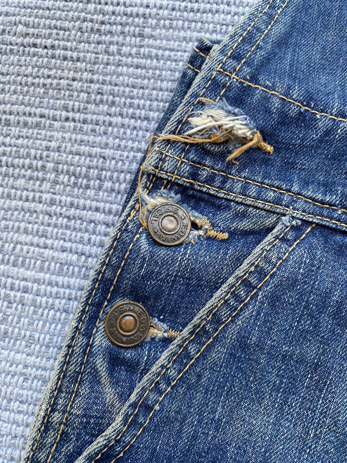 Vintage vintage edwin overall denim Size US 30 / EU 46 - 8 Thumbnail