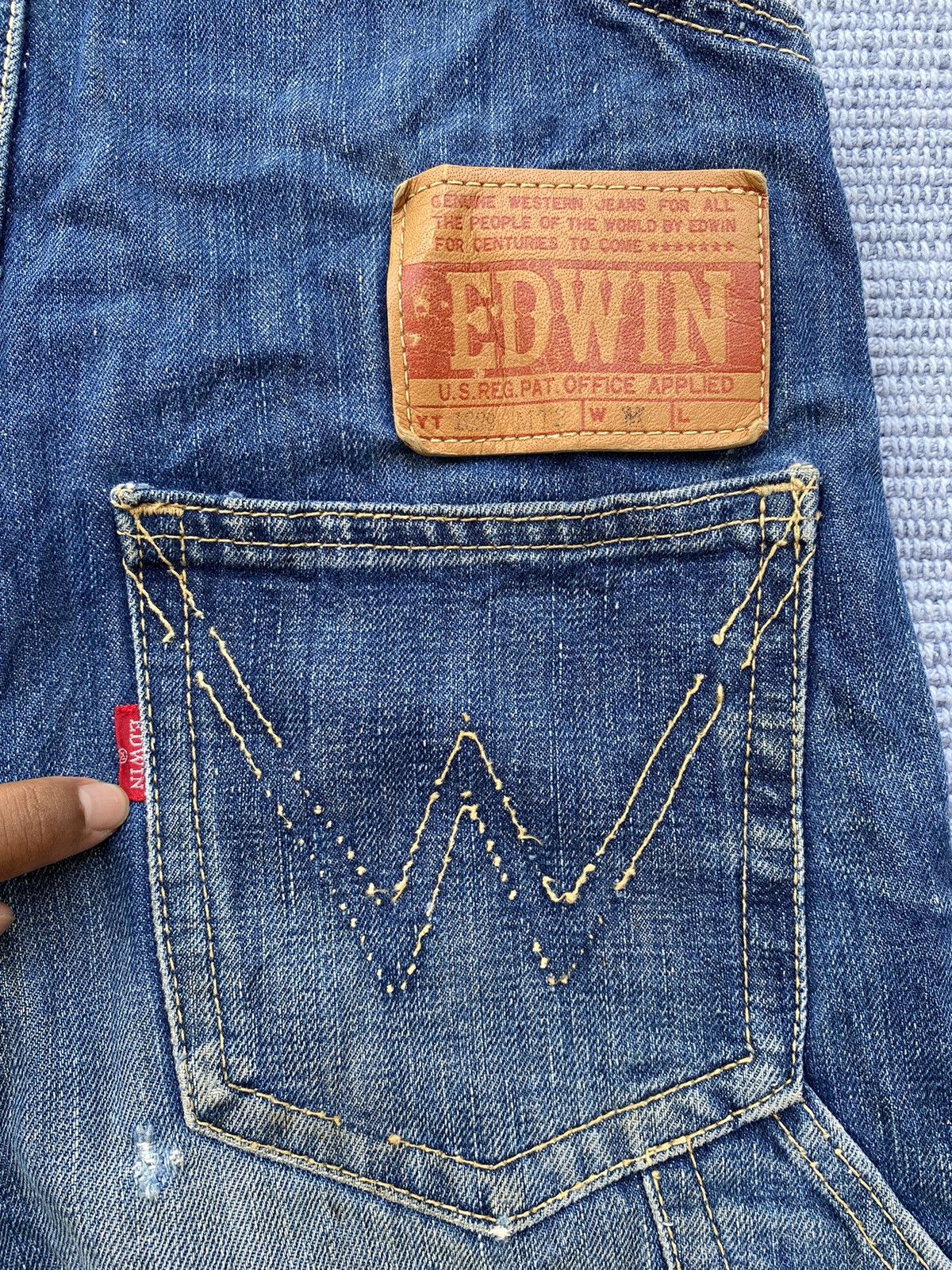 Vintage vintage edwin overall denim Size US 30 / EU 46 - 15 Thumbnail