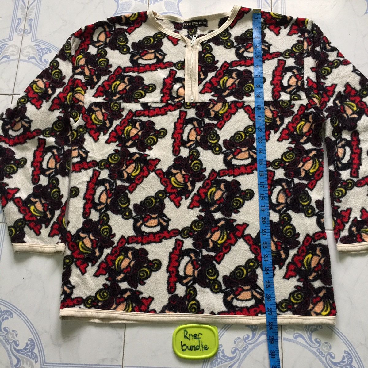 Hysteric Glamour Hysteric mini full print hysteric glamour fleece sweatshirt Size US M / EU 48-50 / 2 - 12 Thumbnail