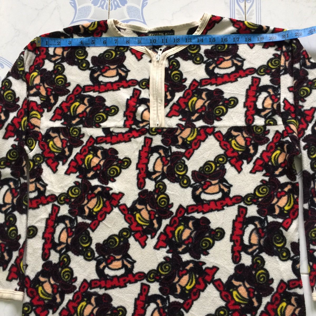 Hysteric Glamour Hysteric mini full print hysteric glamour fleece sweatshirt Size US M / EU 48-50 / 2 - 10 Thumbnail
