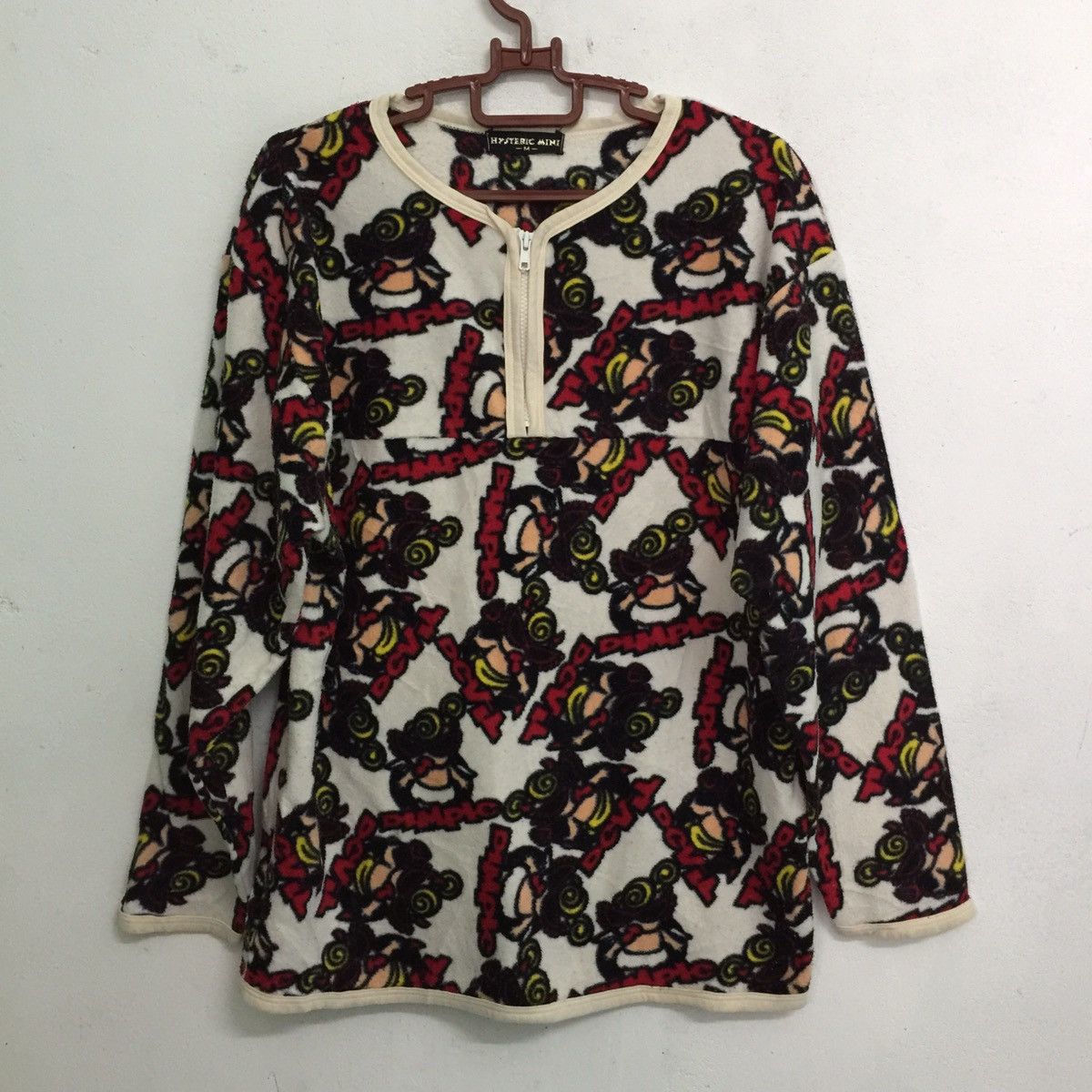 Hysteric Glamour Hysteric mini full print hysteric glamour fleece sweatshirt Size US M / EU 48-50 / 2 - 1 Thumbnail