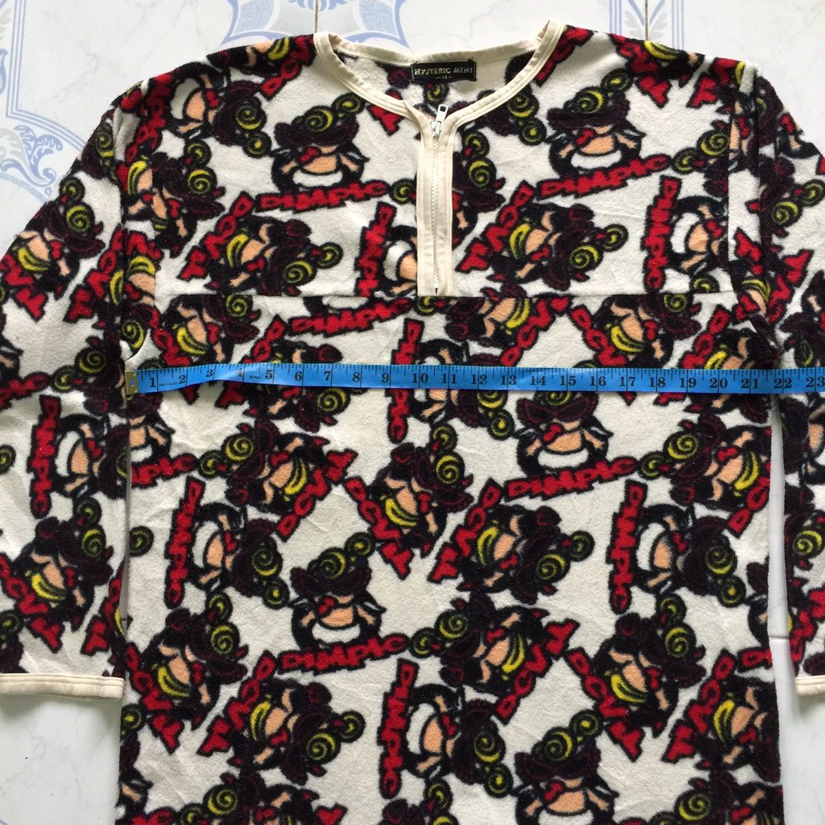 Hysteric Glamour Hysteric mini full print hysteric glamour fleece sweatshirt Size US M / EU 48-50 / 2 - 11 Thumbnail