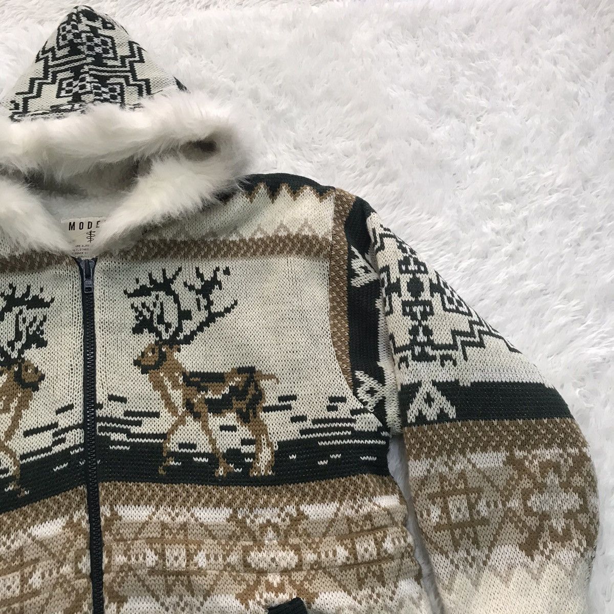 Japanese Brand Modern special sollution voice navajo pattern hoodie jacket Size US L / EU 52-54 / 3 - 5 Thumbnail