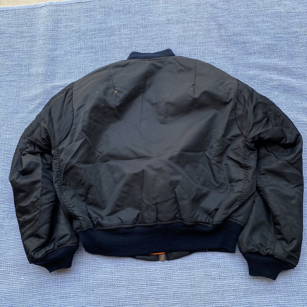 Vintage black bomber jacket Size US L / EU 52-54 / 3 - 10 Thumbnail