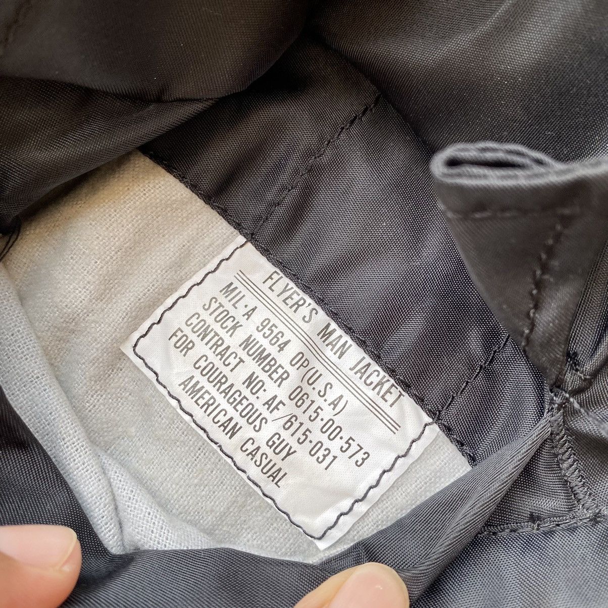 Vintage black bomber jacket Size US L / EU 52-54 / 3 - 9 Thumbnail