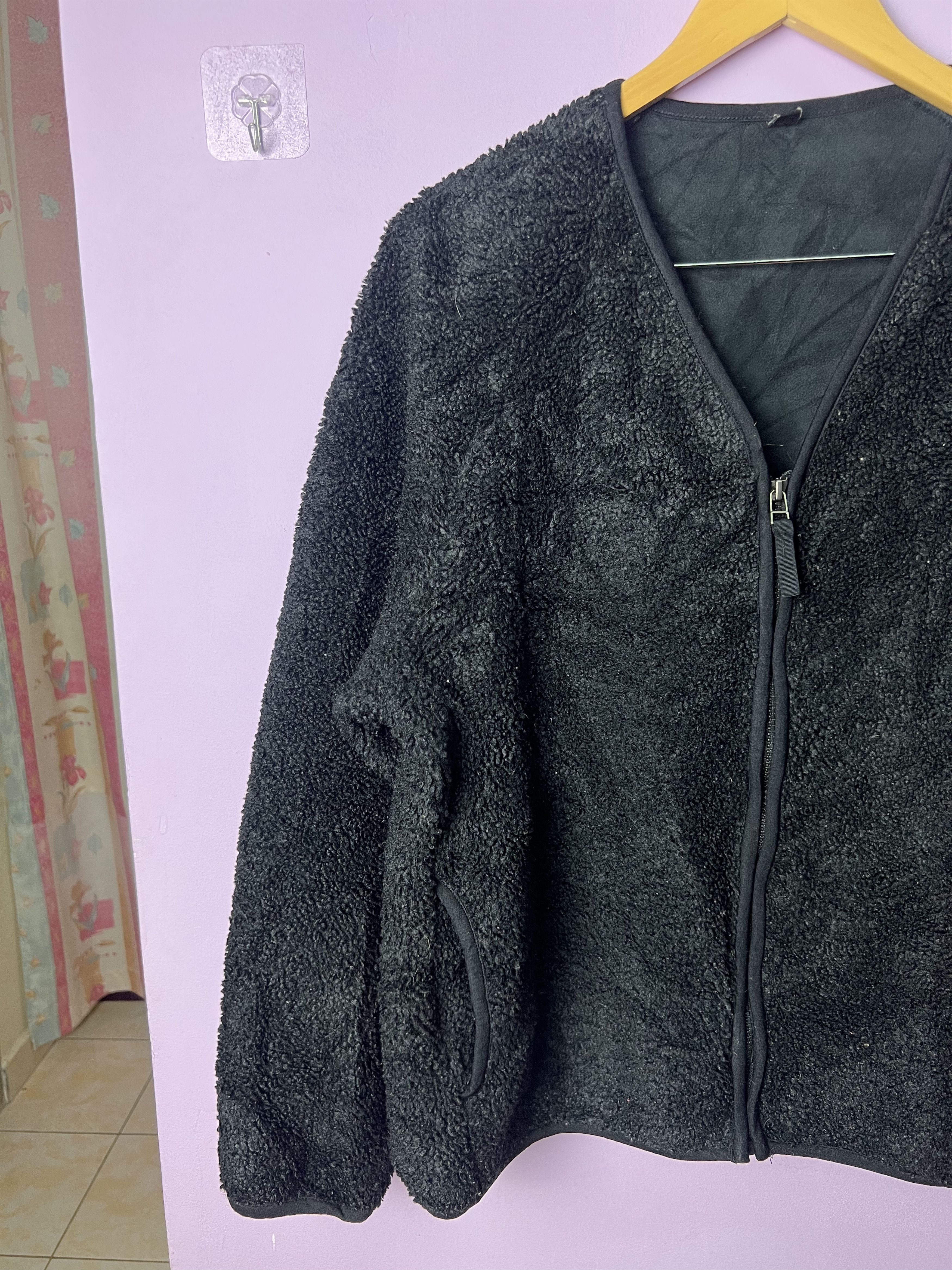 Japanese Brand 🔥Uniqlo Deep Pile V Neck Sherpa Zipper Jackets Size US M / EU 48-50 / 2 - 3 Thumbnail