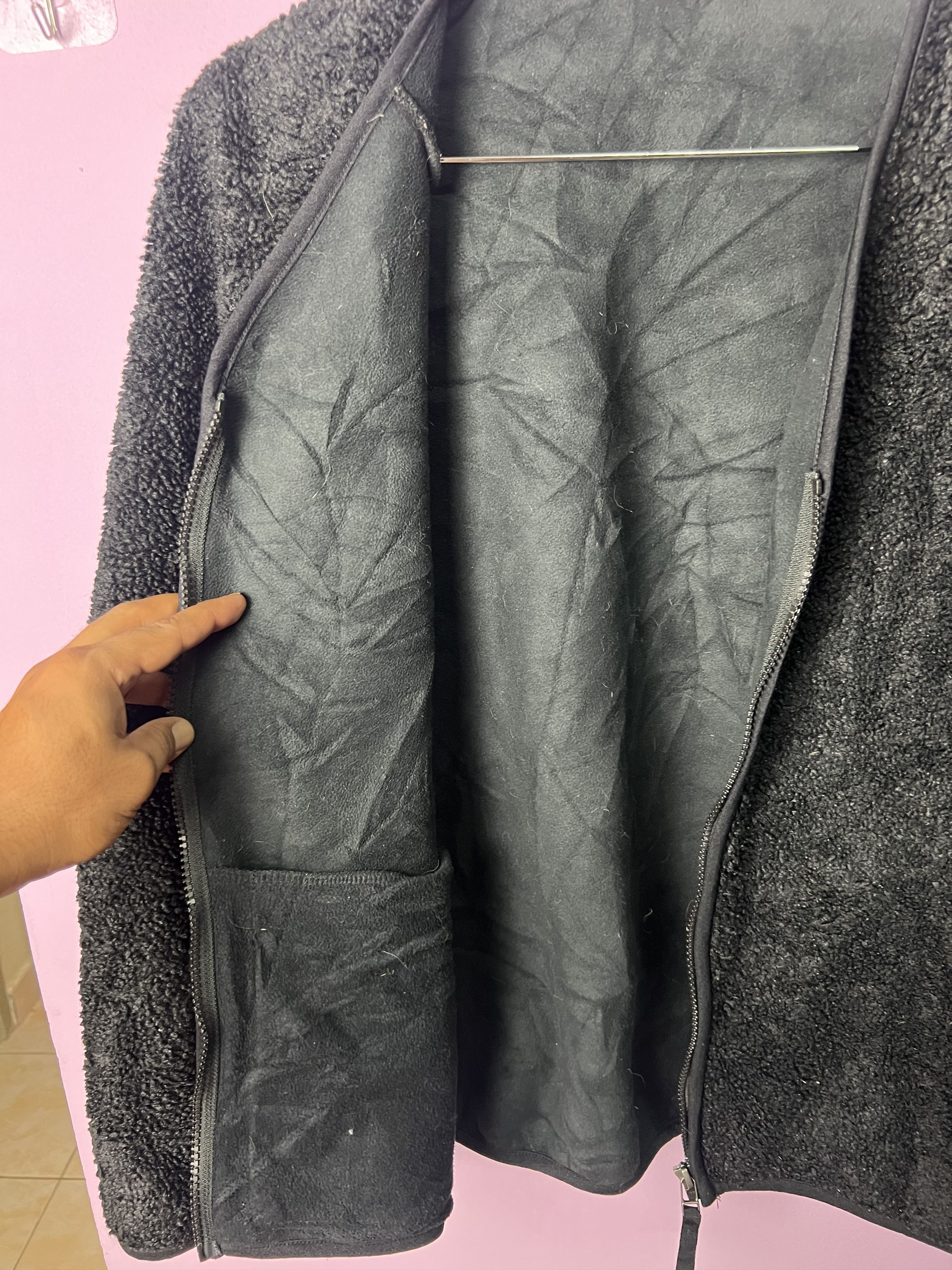 Japanese Brand 🔥Uniqlo Deep Pile V Neck Sherpa Zipper Jackets Size US M / EU 48-50 / 2 - 11 Thumbnail