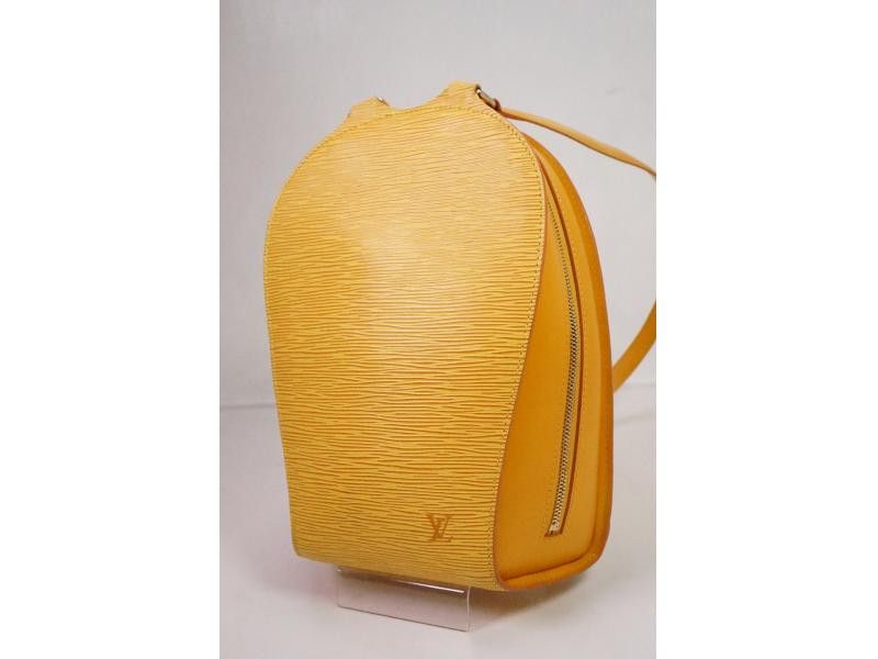 LOUIS VUITTON Epi Mabillon Backpack M52233 Kenya Brown Leather Women's