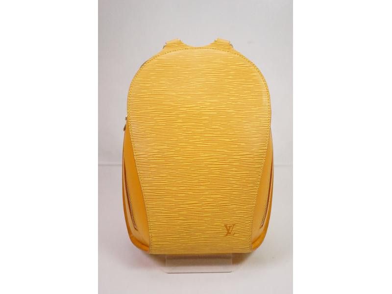 Louis Vuitton Yellow EPI Leather Mabillon Backpack 2lv1106