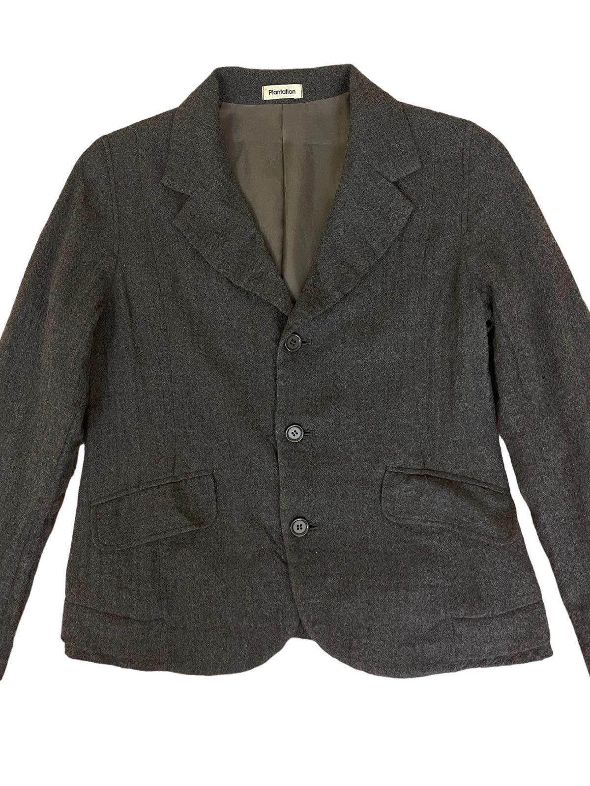 Issey Miyake Issey Miyake Plantation wool button jacket japanese designer Size M / US 6-8 / IT 42-44 - 4 Thumbnail