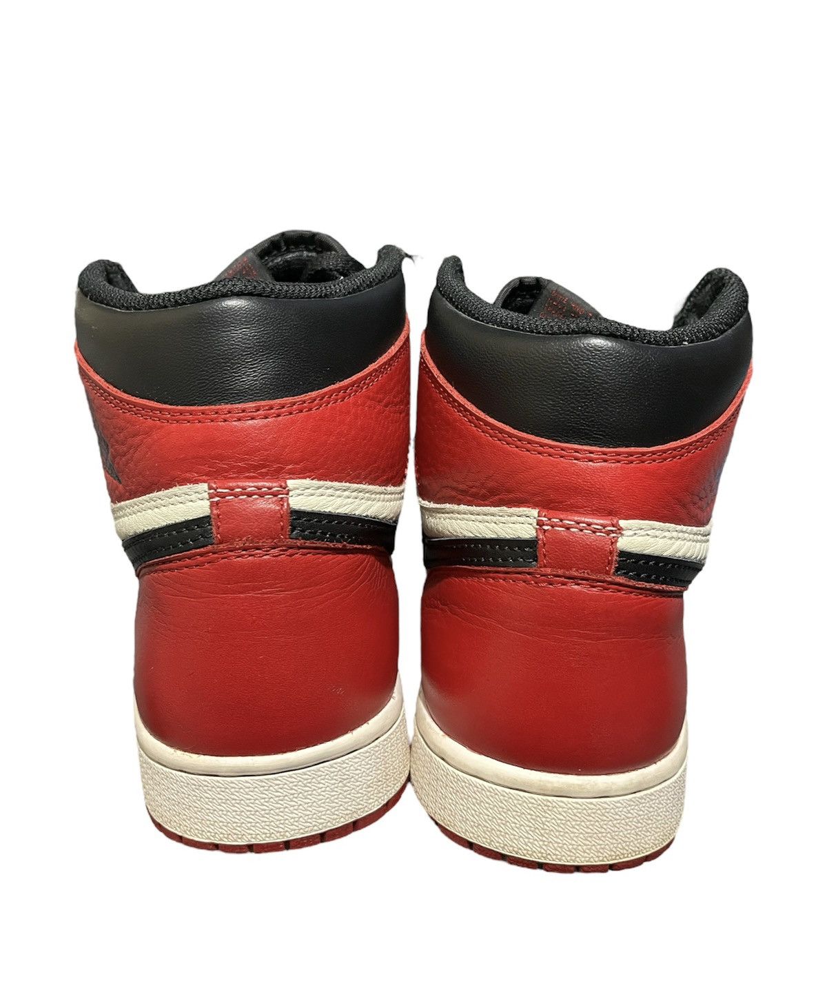 Jordan Brand × Nike × Vintage 9 Jordan Retro 1 Bred Toe 2018 Gym Red Black White Chicago Size US 9 / EU 42 - 4 Thumbnail