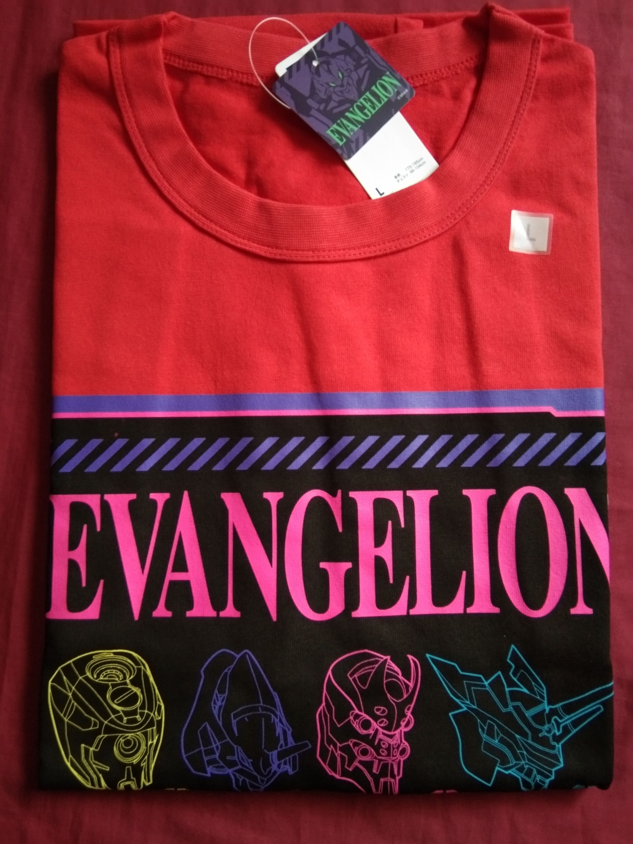 Anime NEW Evangelion tshirt anime (Japan Released) Size US L / EU 52-54 / 3 - 2 Thumbnail