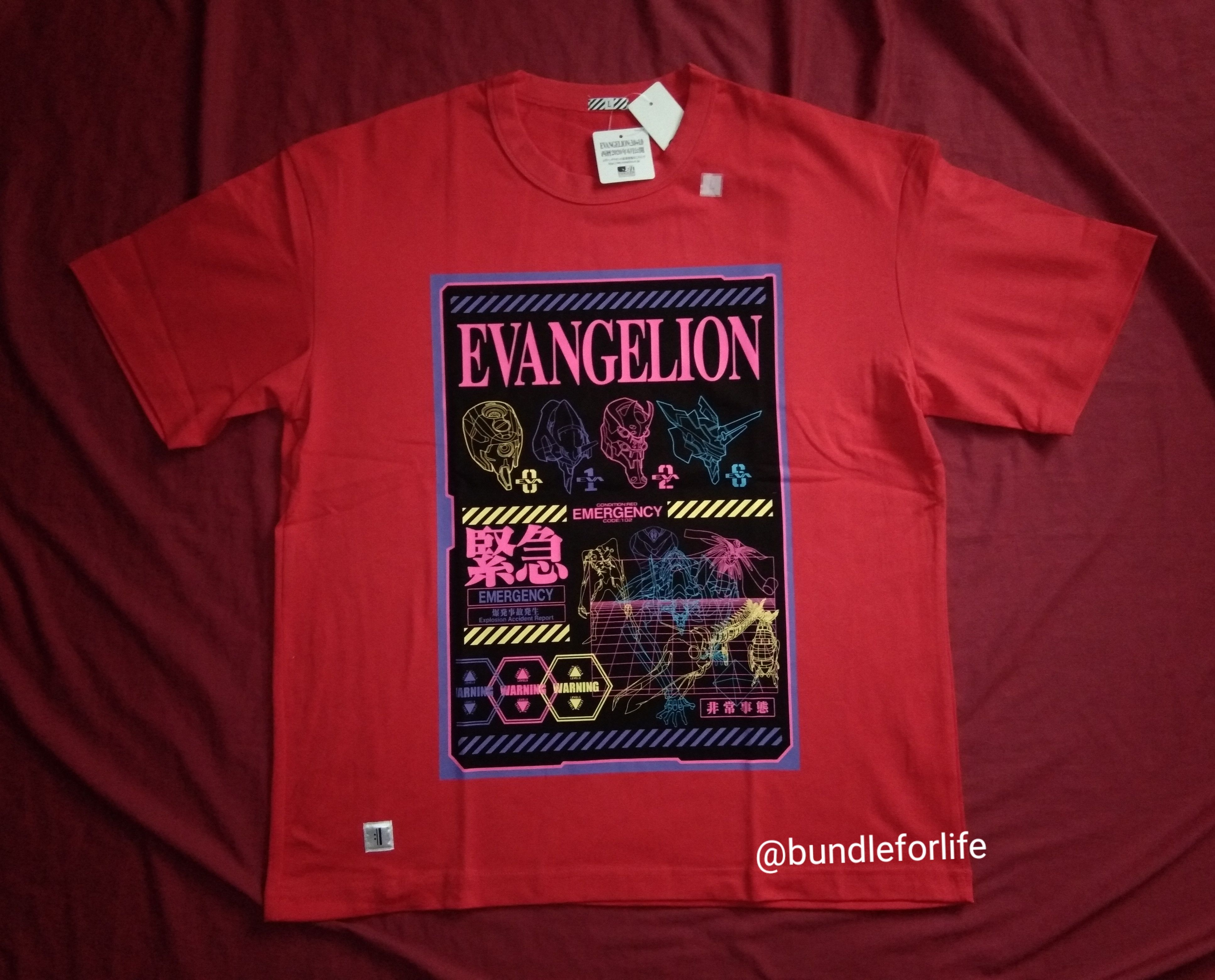 Anime NEW Evangelion tshirt anime (Japan Released) Size US L / EU 52-54 / 3 - 3 Thumbnail