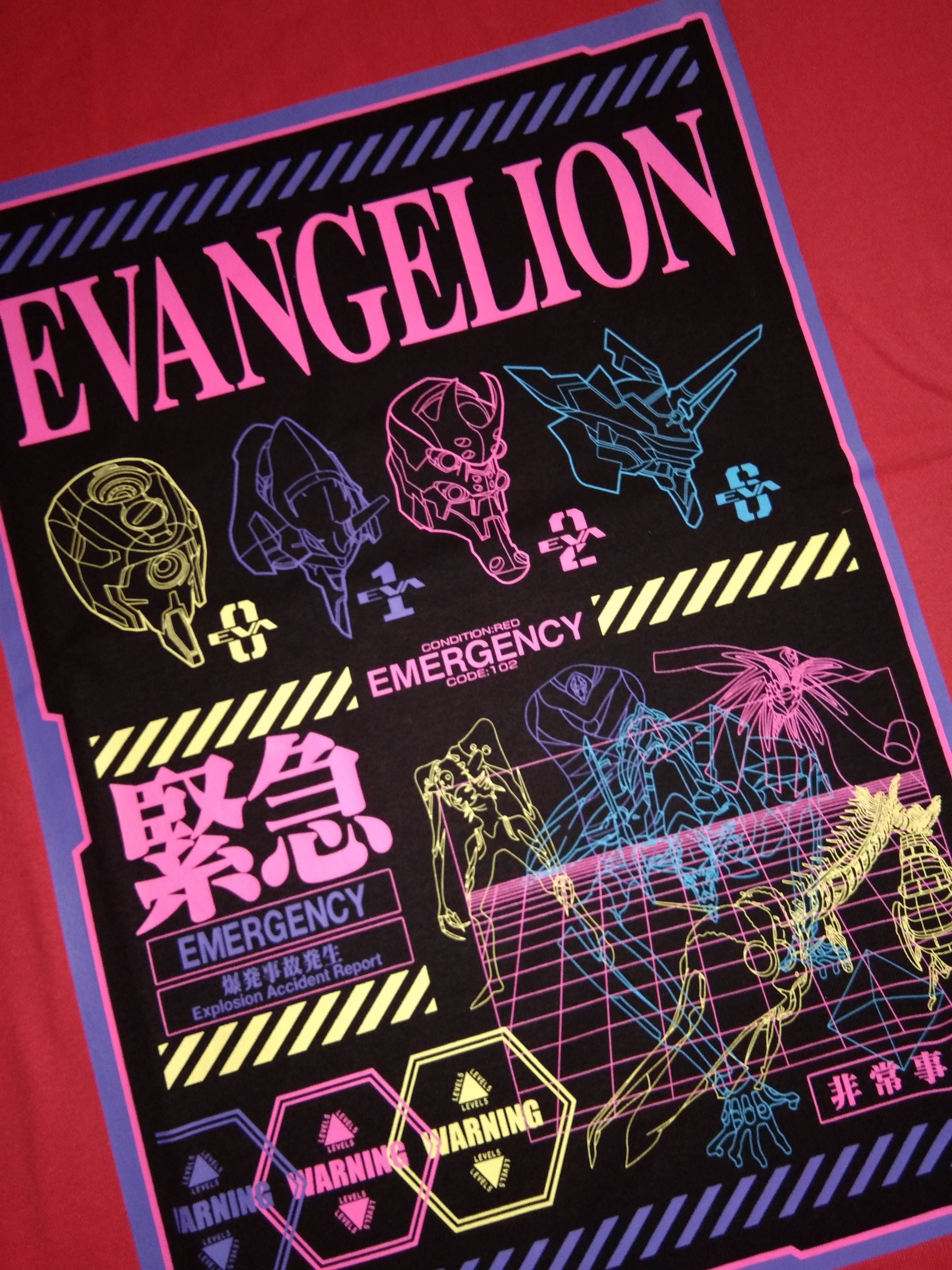 Anime NEW Evangelion tshirt anime (Japan Released) Size US L / EU 52-54 / 3 - 1 Thumbnail