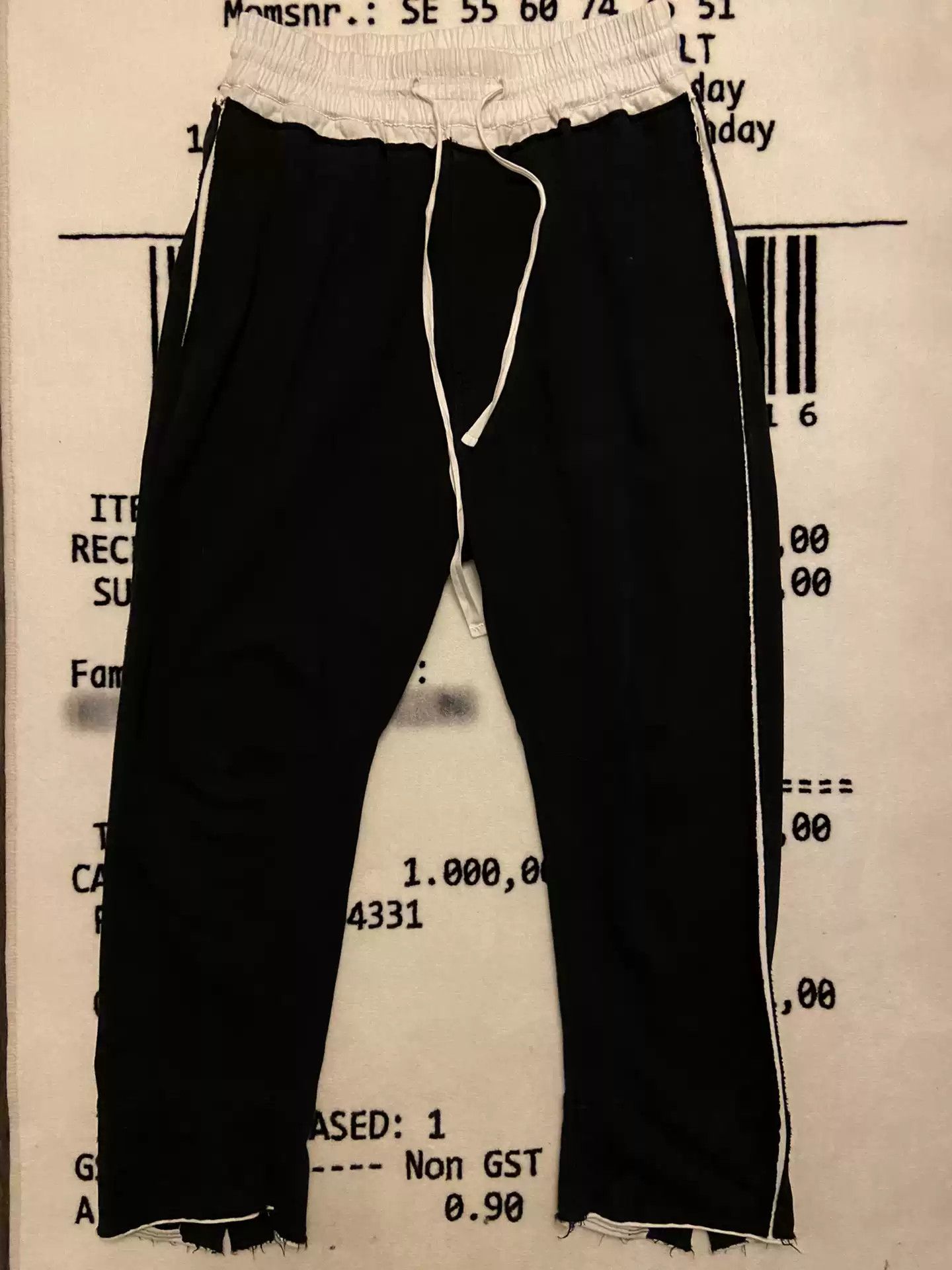 image of Haider Ackermann 18Ss Sweatpant Size XL in Black, Men's