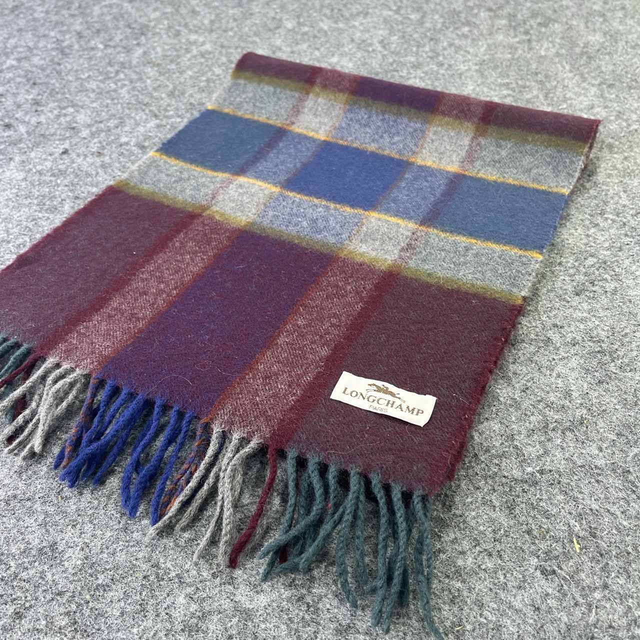 Longchamp × Vintage LONGCHAMP SCARVES / MUFFLER / NECKWEAR T614 Size ONE SIZE - 6 Thumbnail