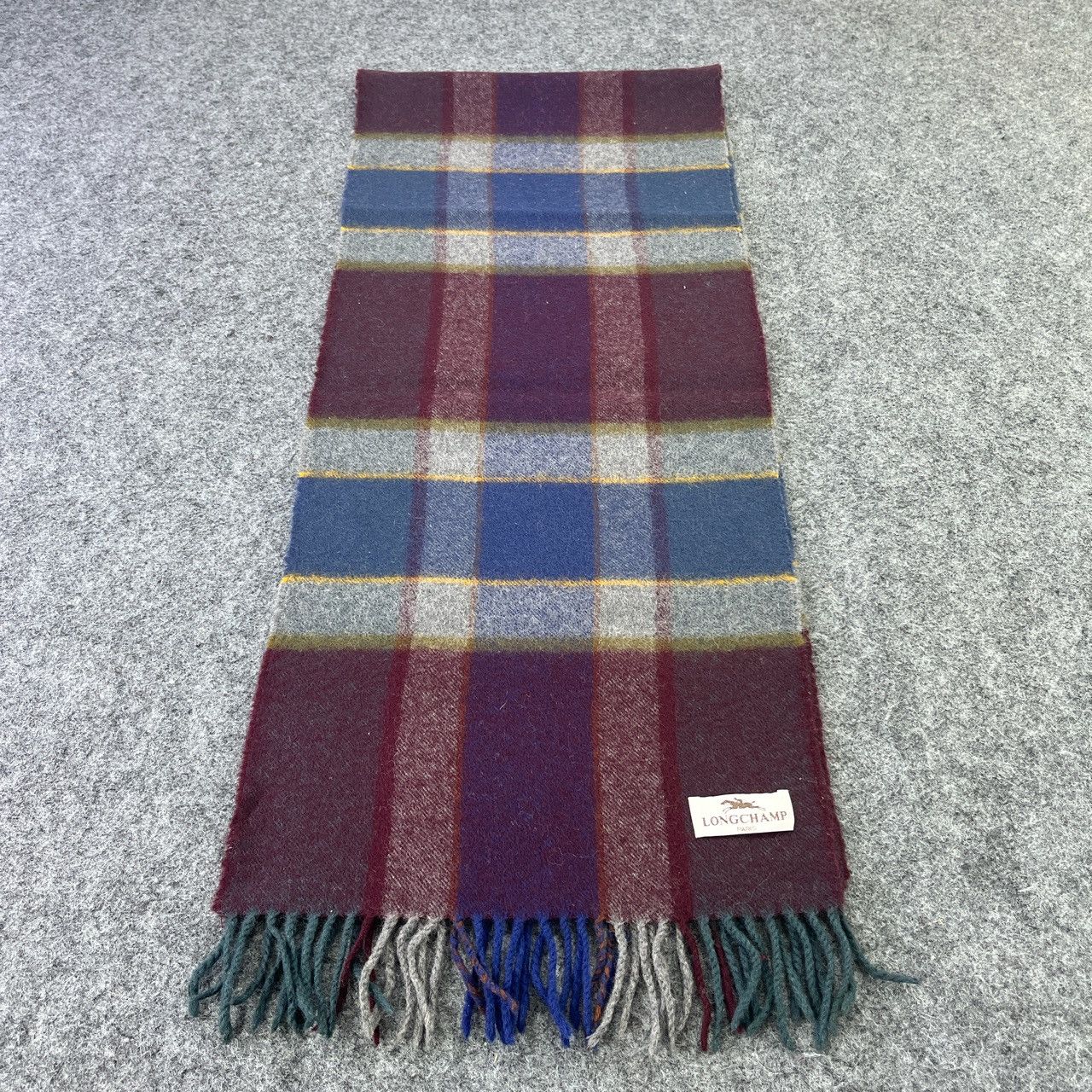 Longchamp × Vintage LONGCHAMP SCARVES / MUFFLER / NECKWEAR T614 Size ONE SIZE - 2 Thumbnail