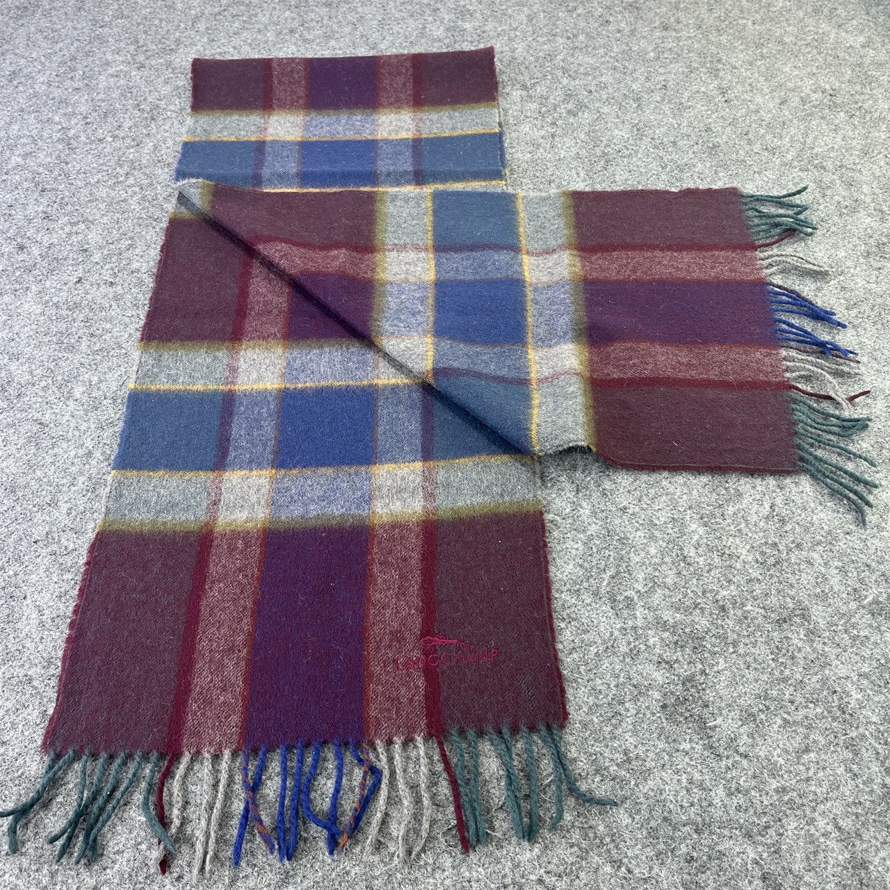 Longchamp × Vintage LONGCHAMP SCARVES / MUFFLER / NECKWEAR T614 Size ONE SIZE - 3 Thumbnail