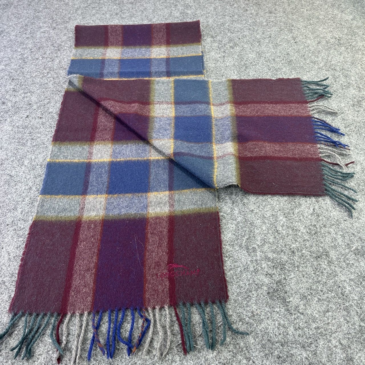 Longchamp × Vintage LONGCHAMP SCARVES / MUFFLER / NECKWEAR T614 Size ONE SIZE - 5 Thumbnail