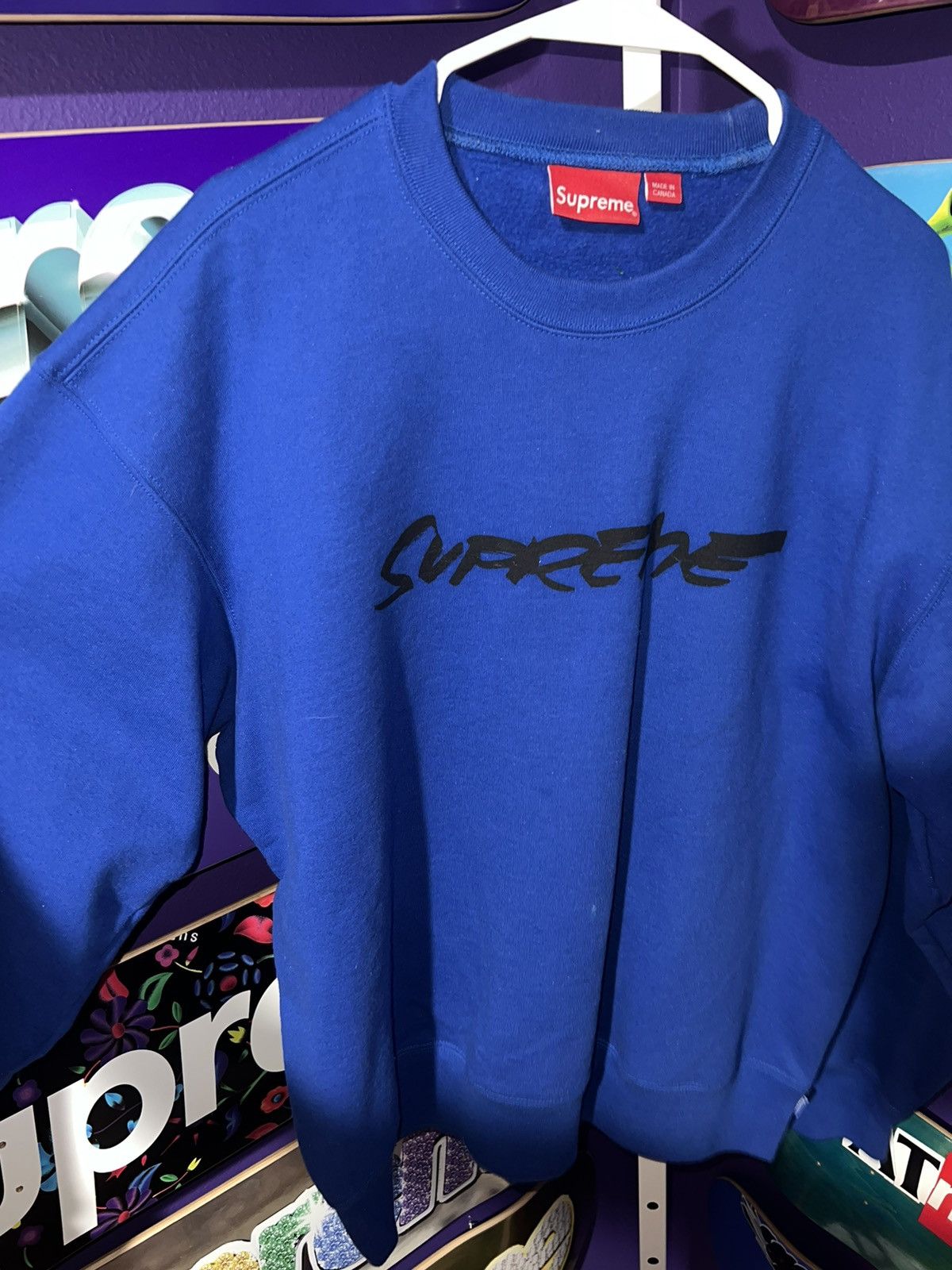 Futura × Supreme Supreme Futura Logo Crewneck Size US L / EU 52-54 / 3 - 2 Thumbnail