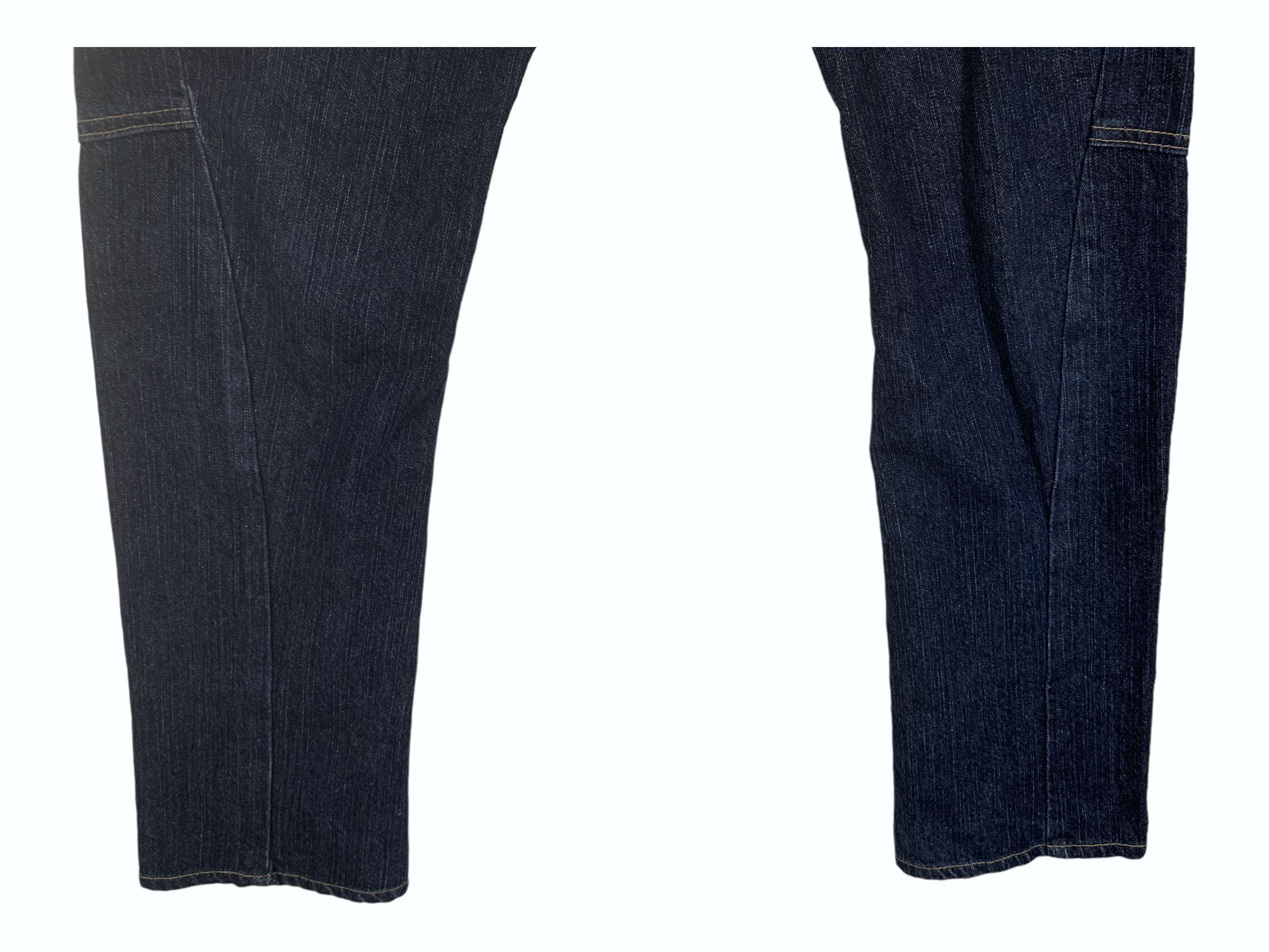 Japanese Brand Antfui Denim Jeans Double Waist Punk Bondage Goth Pants Size US 29 - 5 Thumbnail