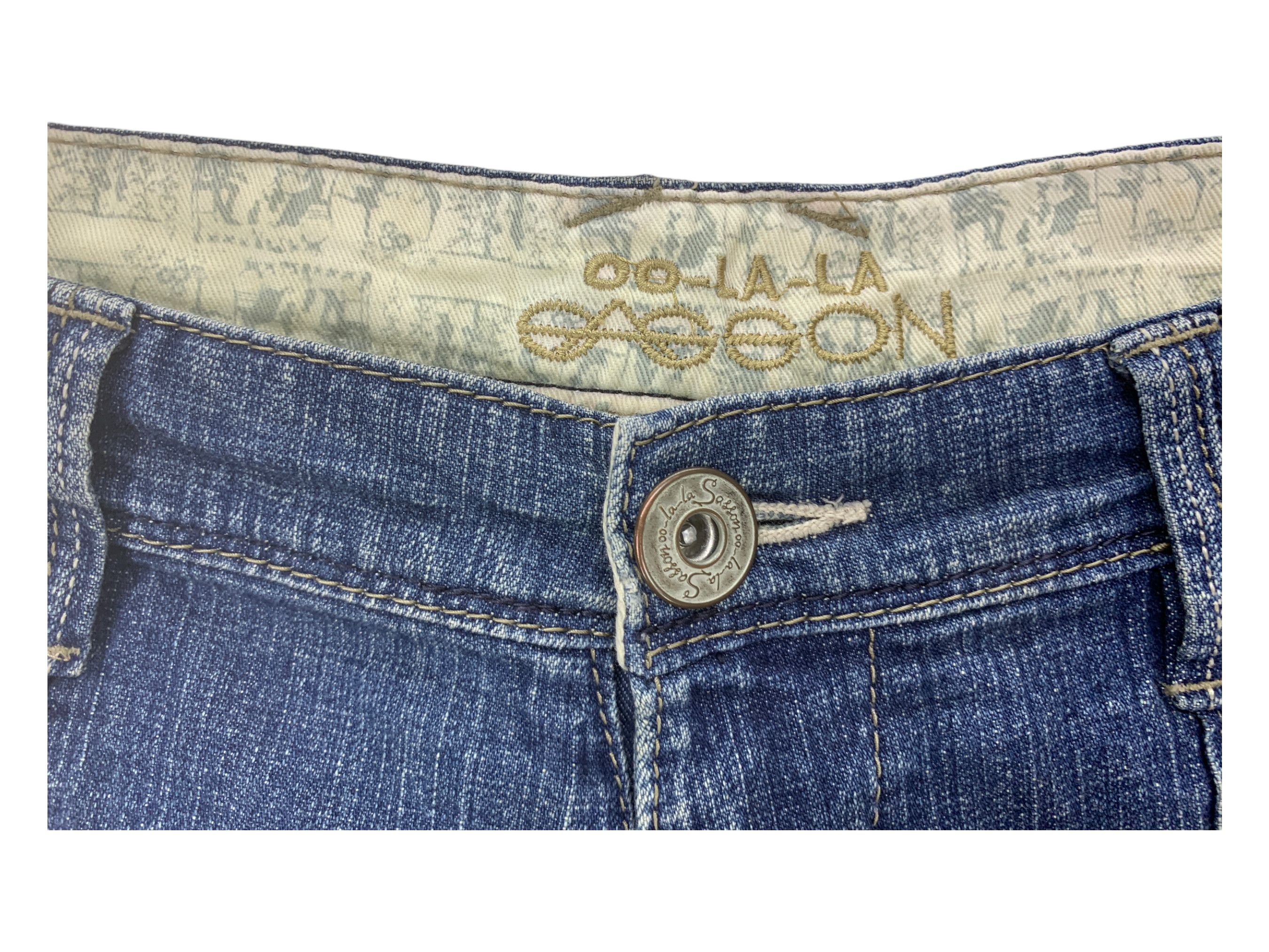 Japanese Brand Sasson Jeans Distressed Jeans Cropped Jeans Size US 32 / EU 48 - 9 Thumbnail