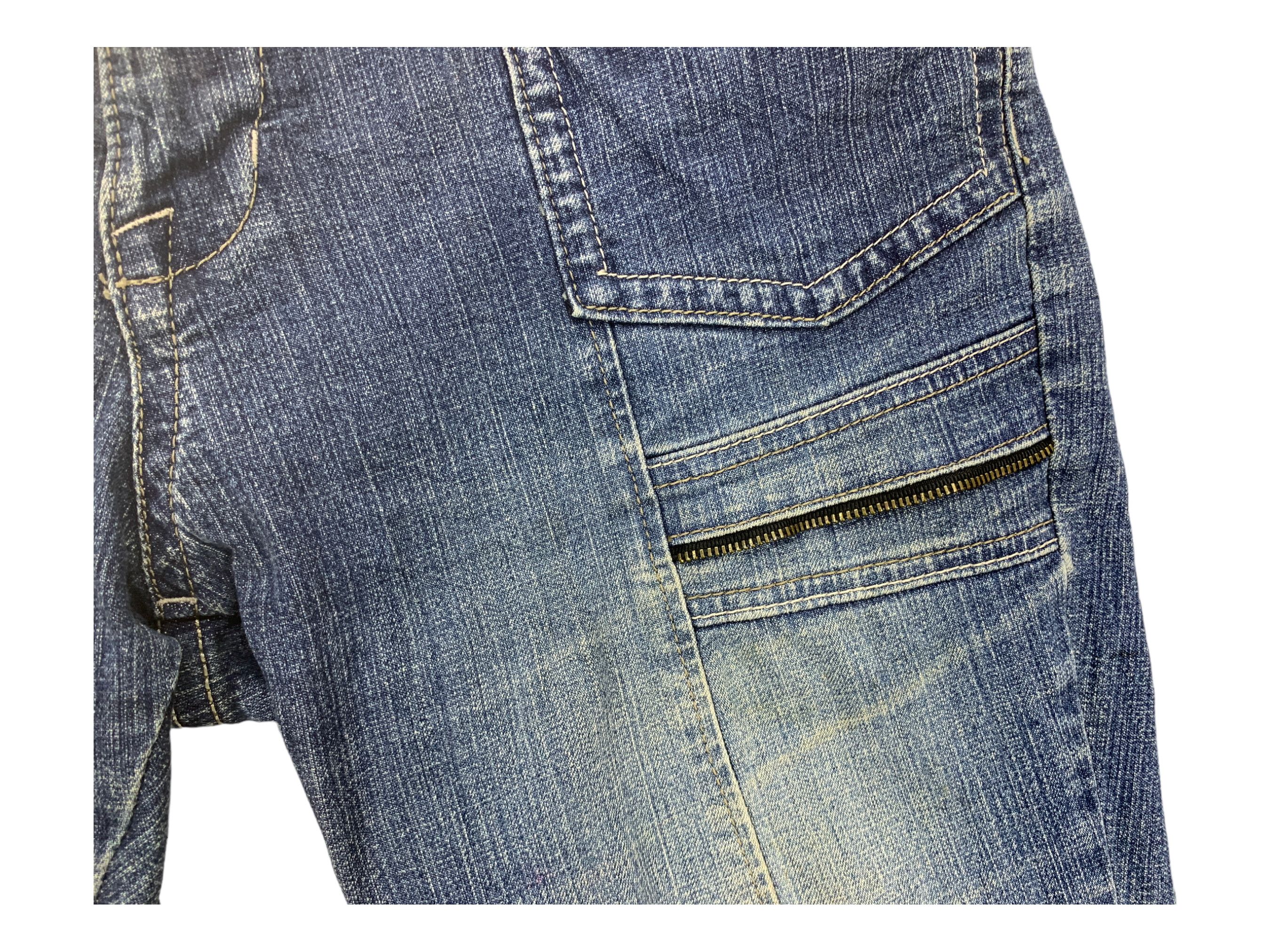 Japanese Brand Sasson Jeans Distressed Jeans Cropped Jeans Size US 32 / EU 48 - 11 Thumbnail