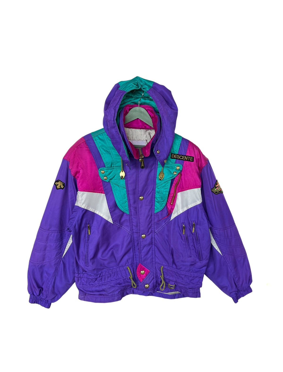 Vintage 90s Descente Multicolor Ski Jacket