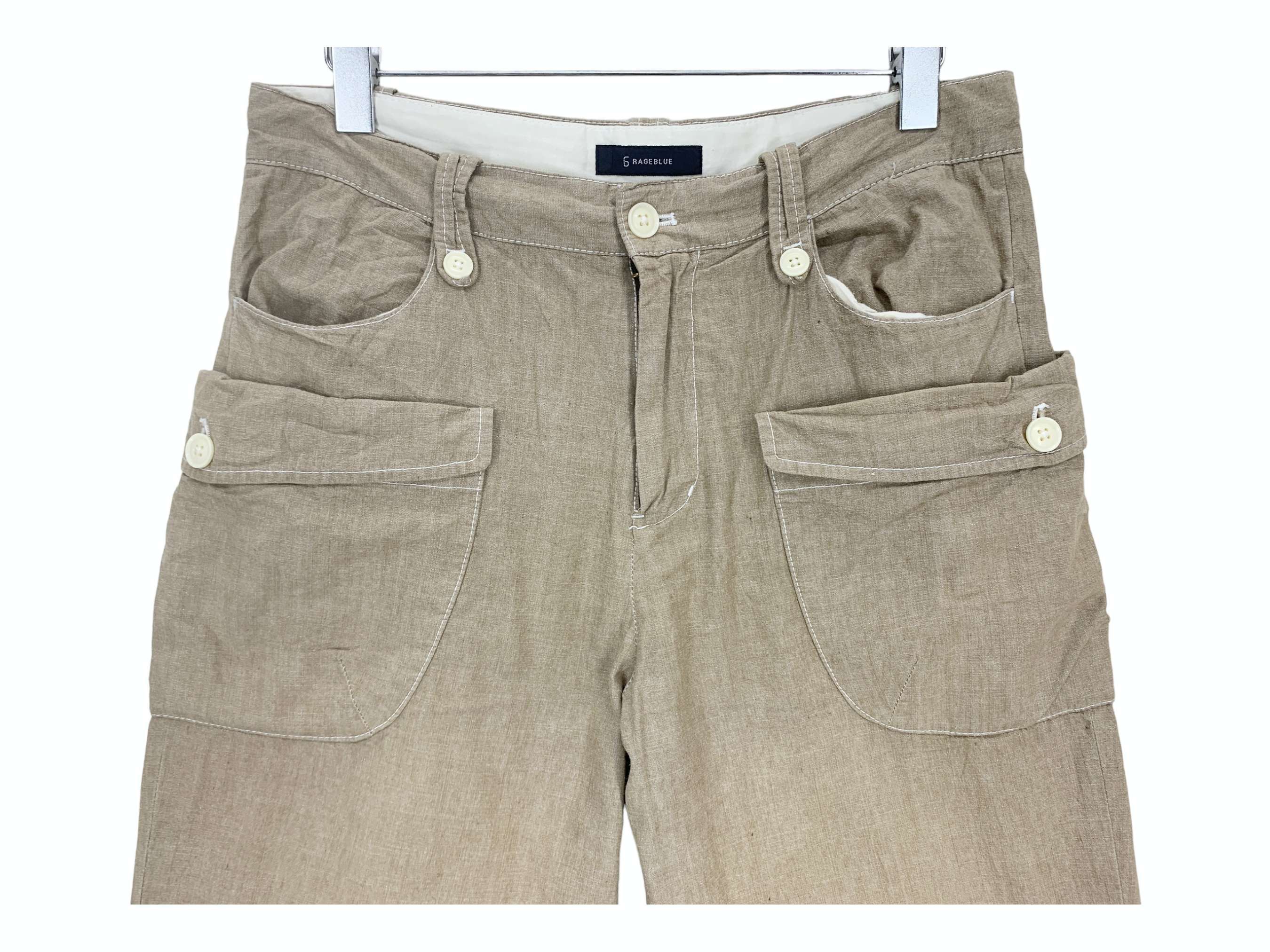 Japanese Brand Rageblue Cargo Pants Rageblue Japanese Hip Hop Skateboards Size US 32 / EU 48 - 3 Thumbnail