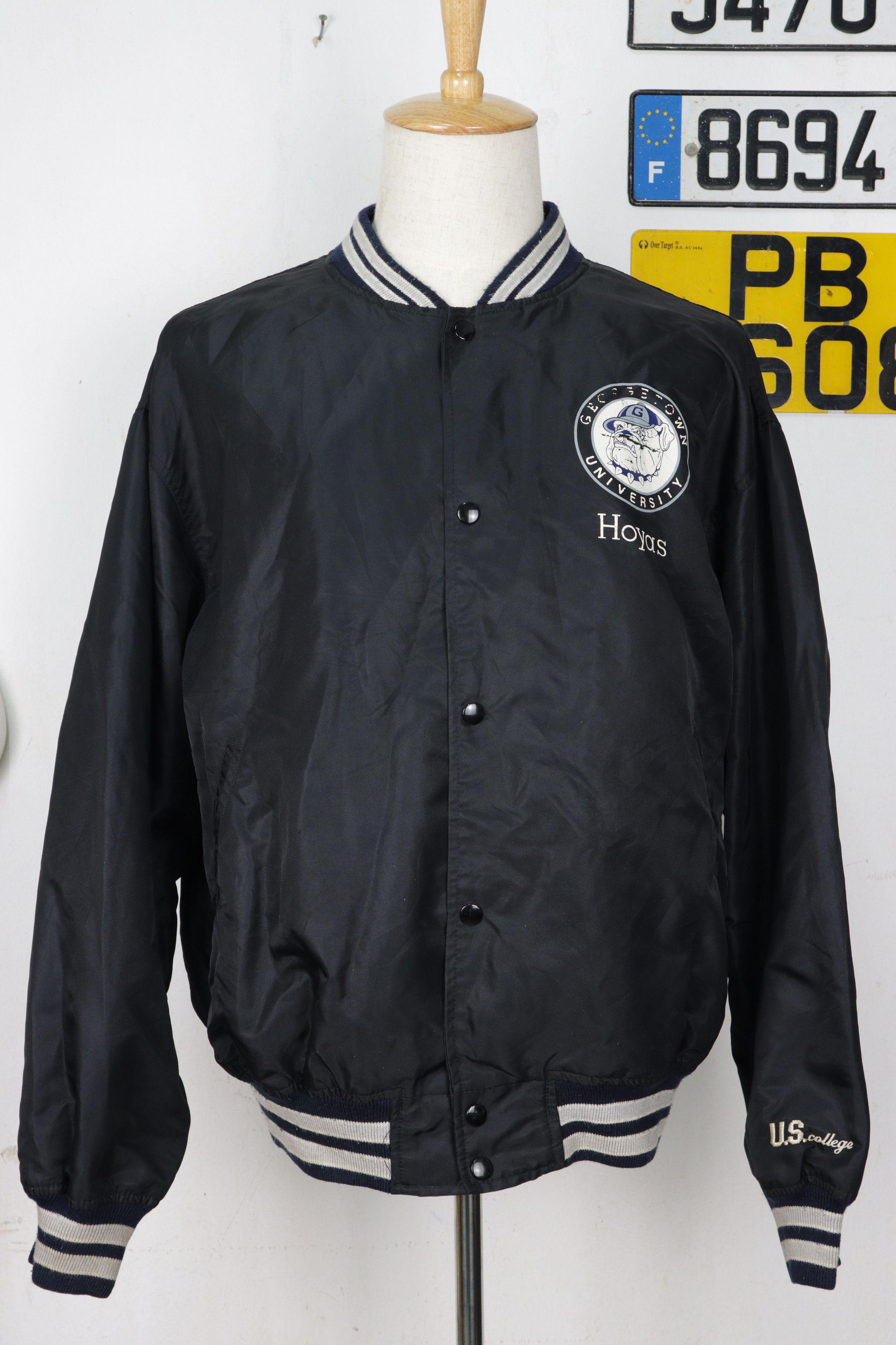 Vintage HOYAS US COLLEGE VARSITY JACKET Grailed