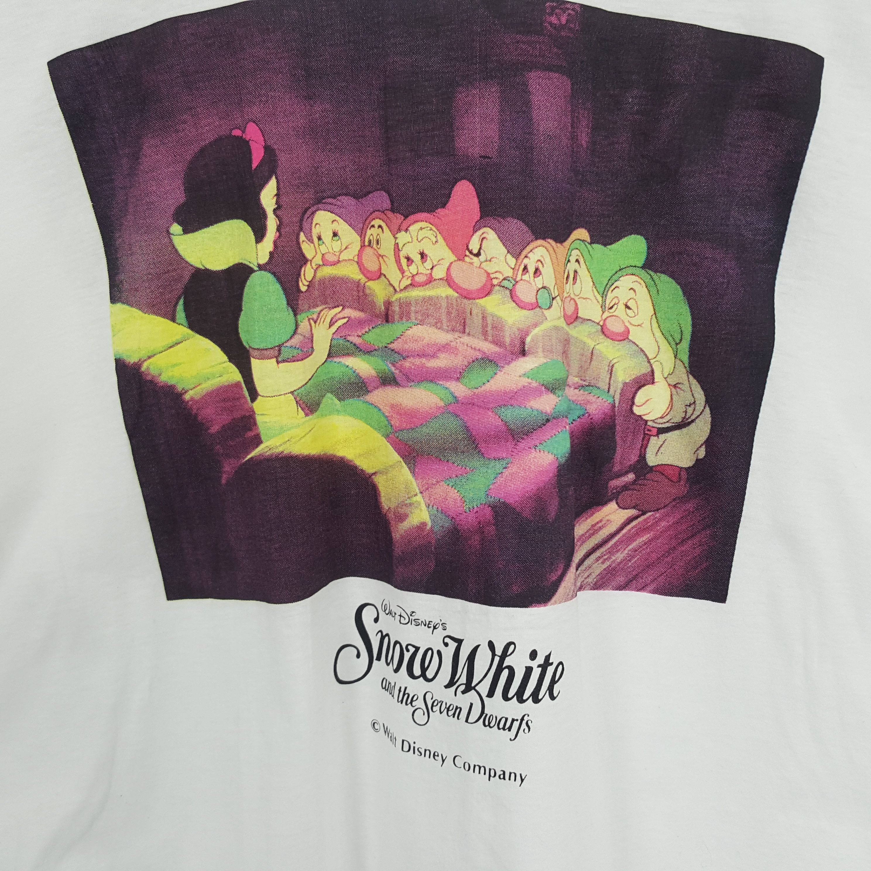 Disney × Vintage Vintage Snow White Walt Disney Tshirt Size US M / EU 48-50 / 2 - 2 Thumbnail