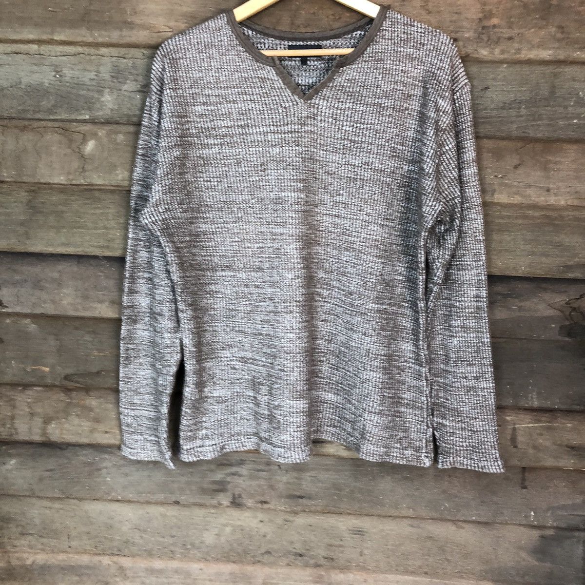 Japanese Brand Takaiq Com Grey vintage japan Knitwear #6744 Size US L / EU 52-54 / 3 - 3 Thumbnail