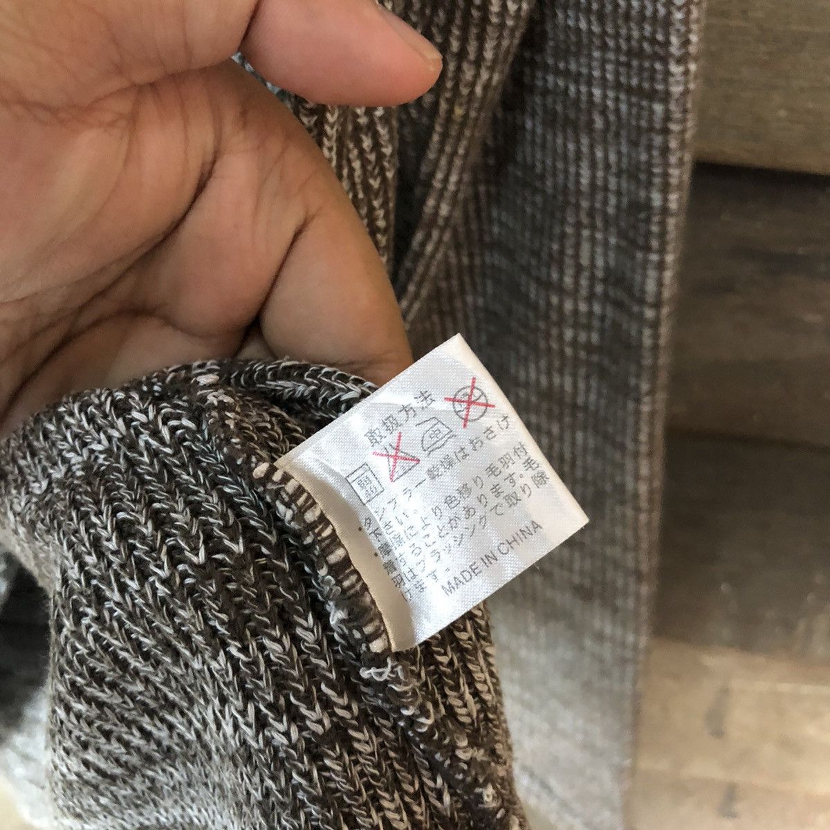 Japanese Brand Takaiq Com Grey vintage japan Knitwear #6744 Size US L / EU 52-54 / 3 - 9 Thumbnail