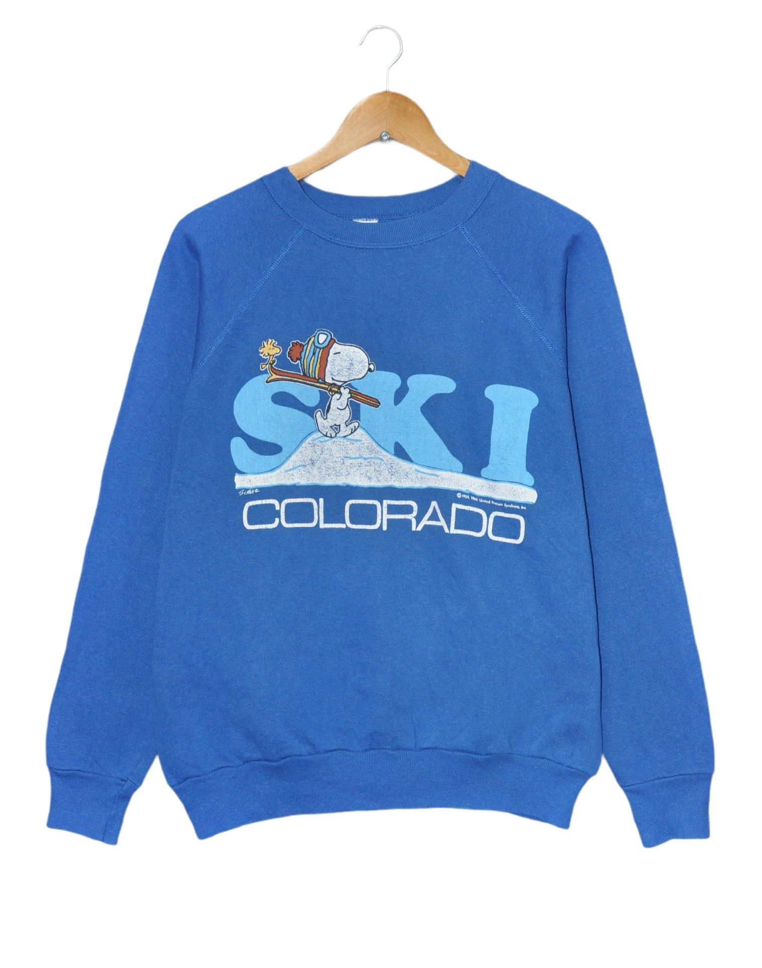VINTAGE 70s SNOOPY COLORADO CARTOON SWEATSHIRT