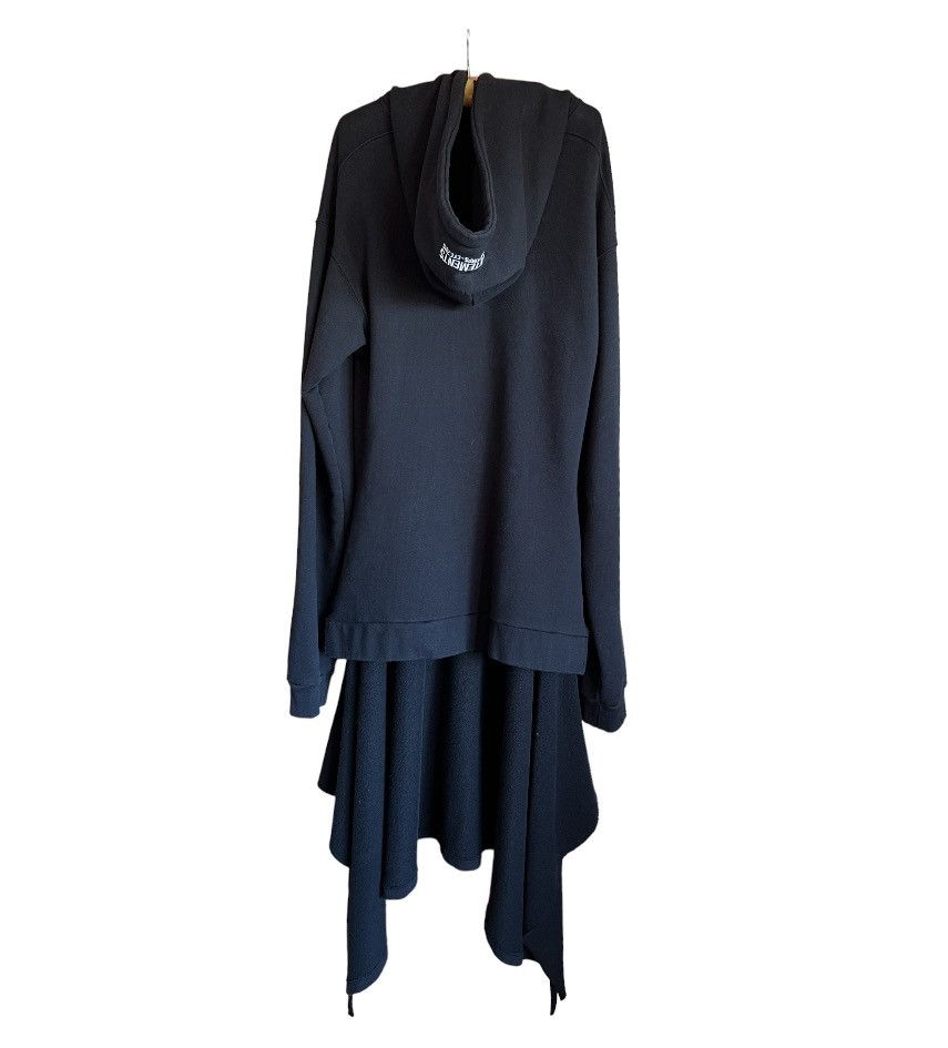 discounts offers Vetements 16ss heavy cotton hoodie wrap dress 
