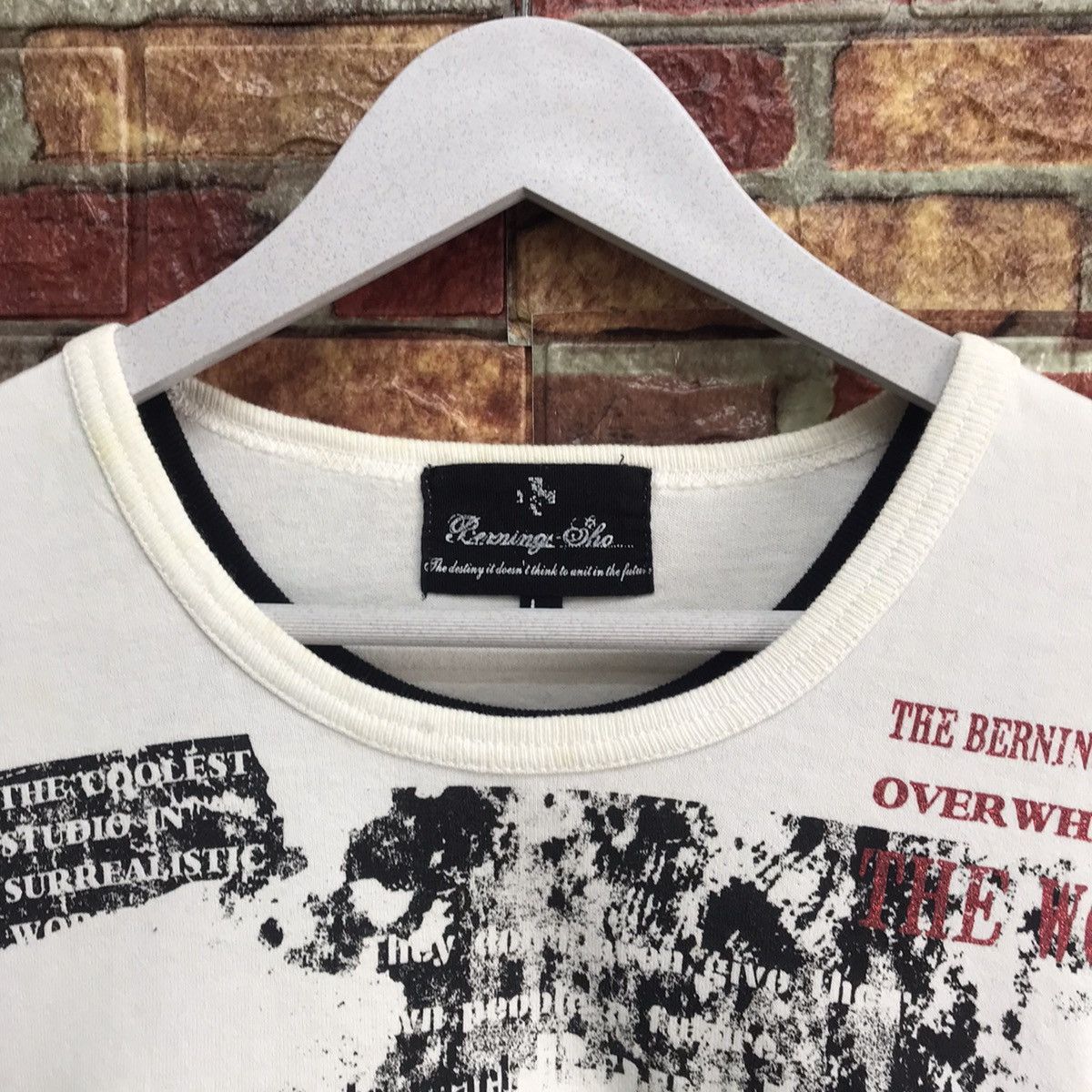 Japanese Brand Bernings Sho Punk seditionaries tshirt zipper japan fashion Size US M / EU 48-50 / 2 - 7 Thumbnail