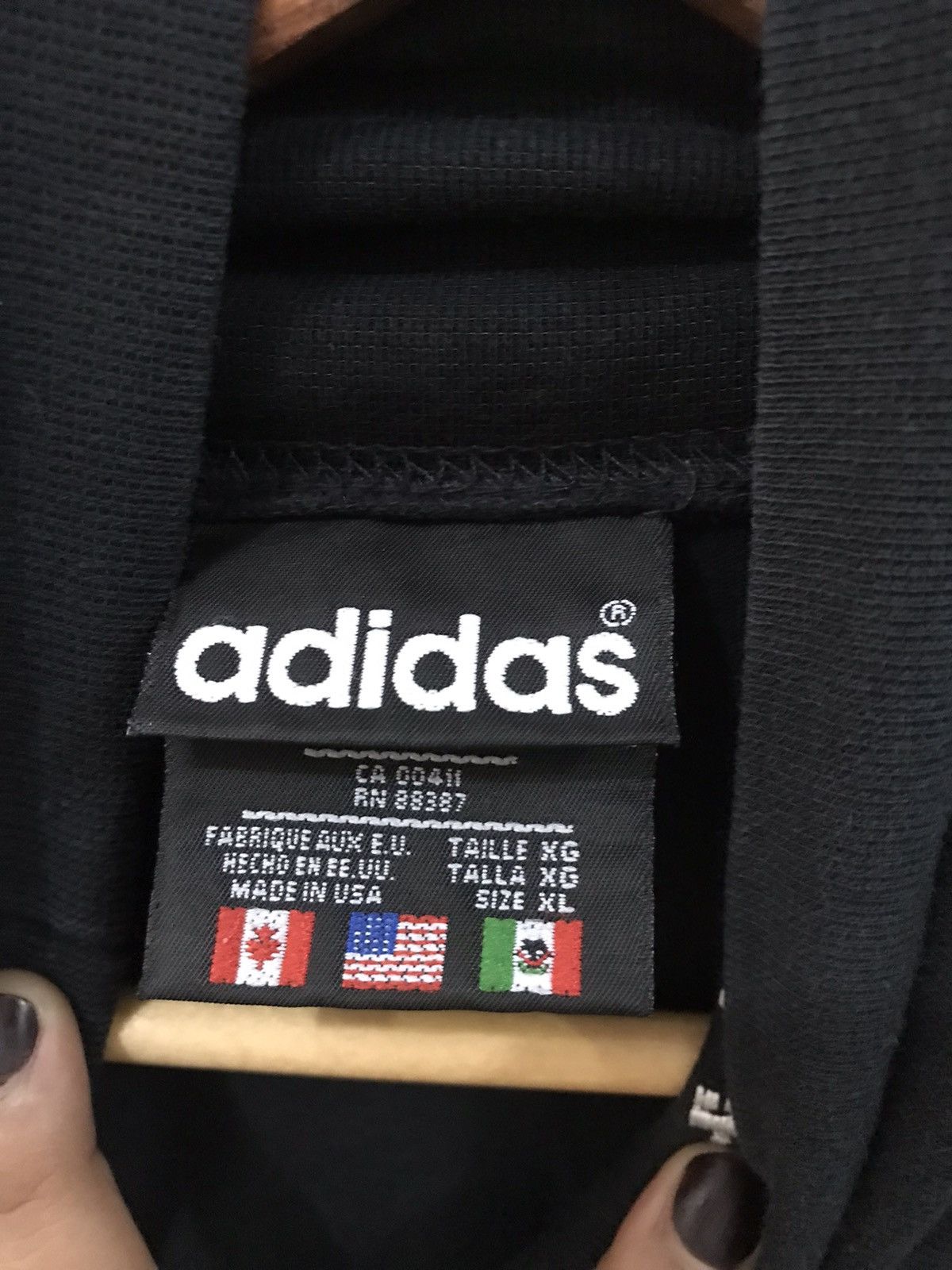Adidas Vintage Adidas Highneck Shirt Size US L / EU 52-54 / 3 - 1 Thumbnail