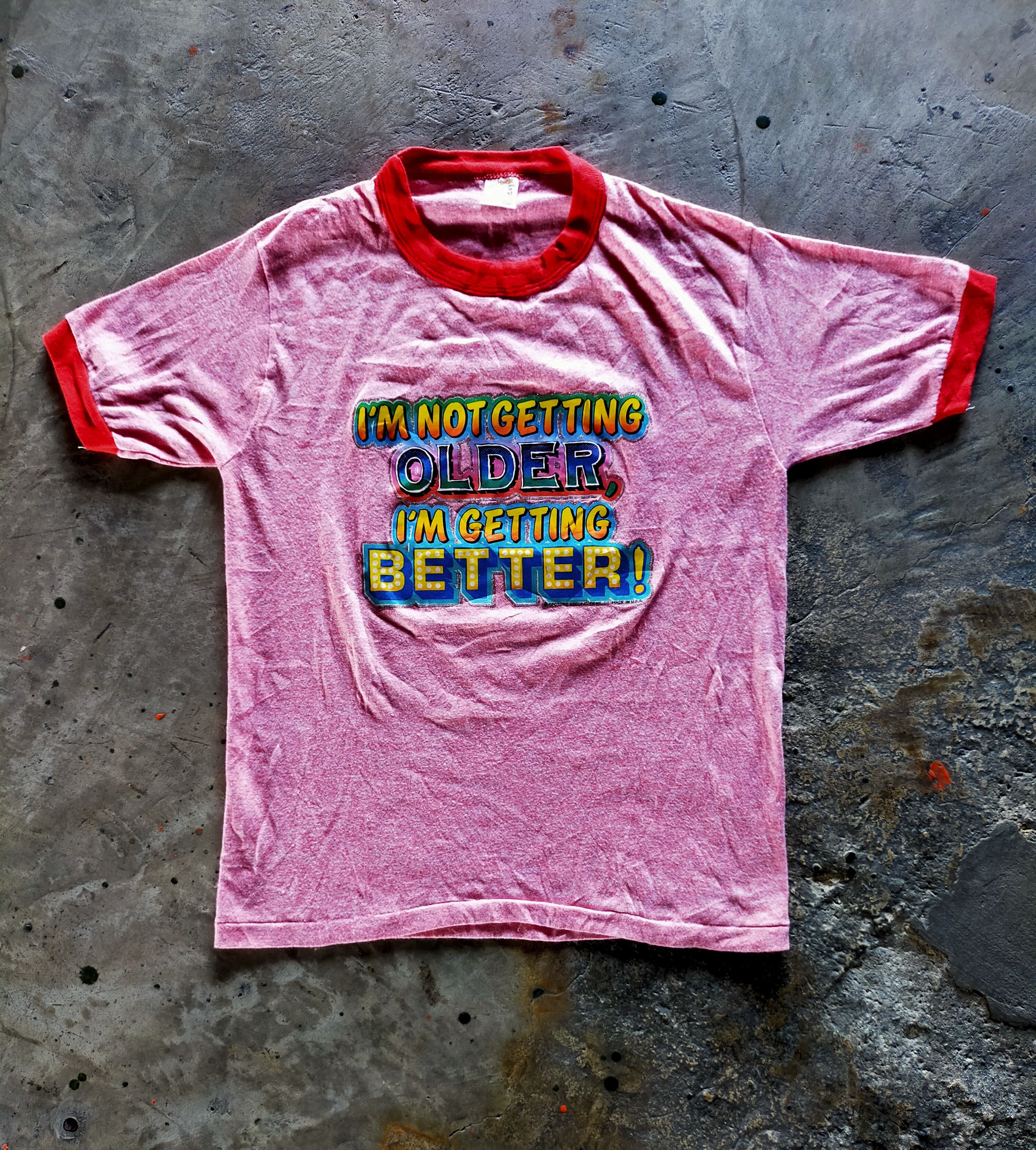 Other VINTAGE RINGER IRON ON 3 BLEND Size US S / EU 44-46 / 1 - 1 Thumbnail
