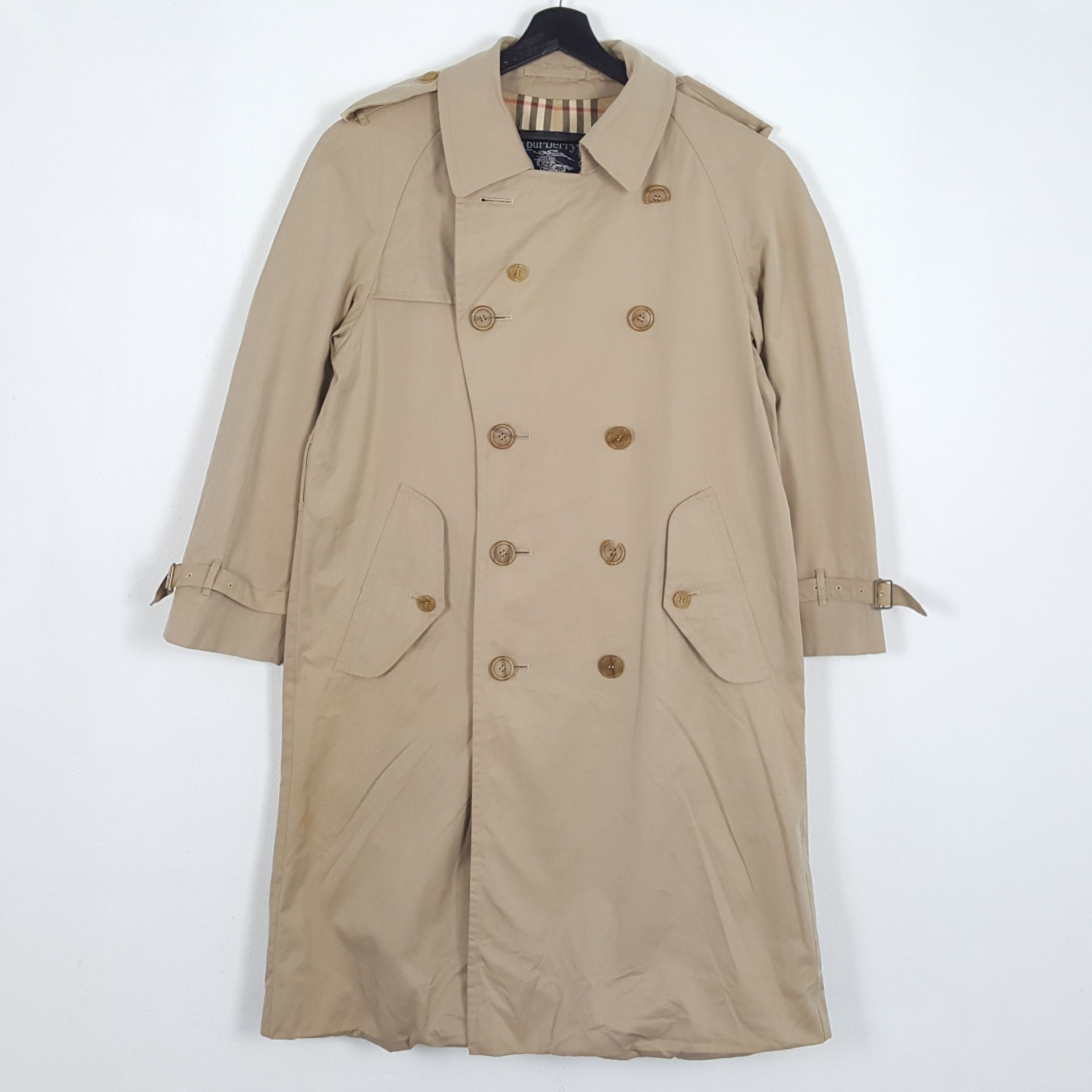 BURBERRYS Luxury Brand Nova Check Trench Coats Jacket