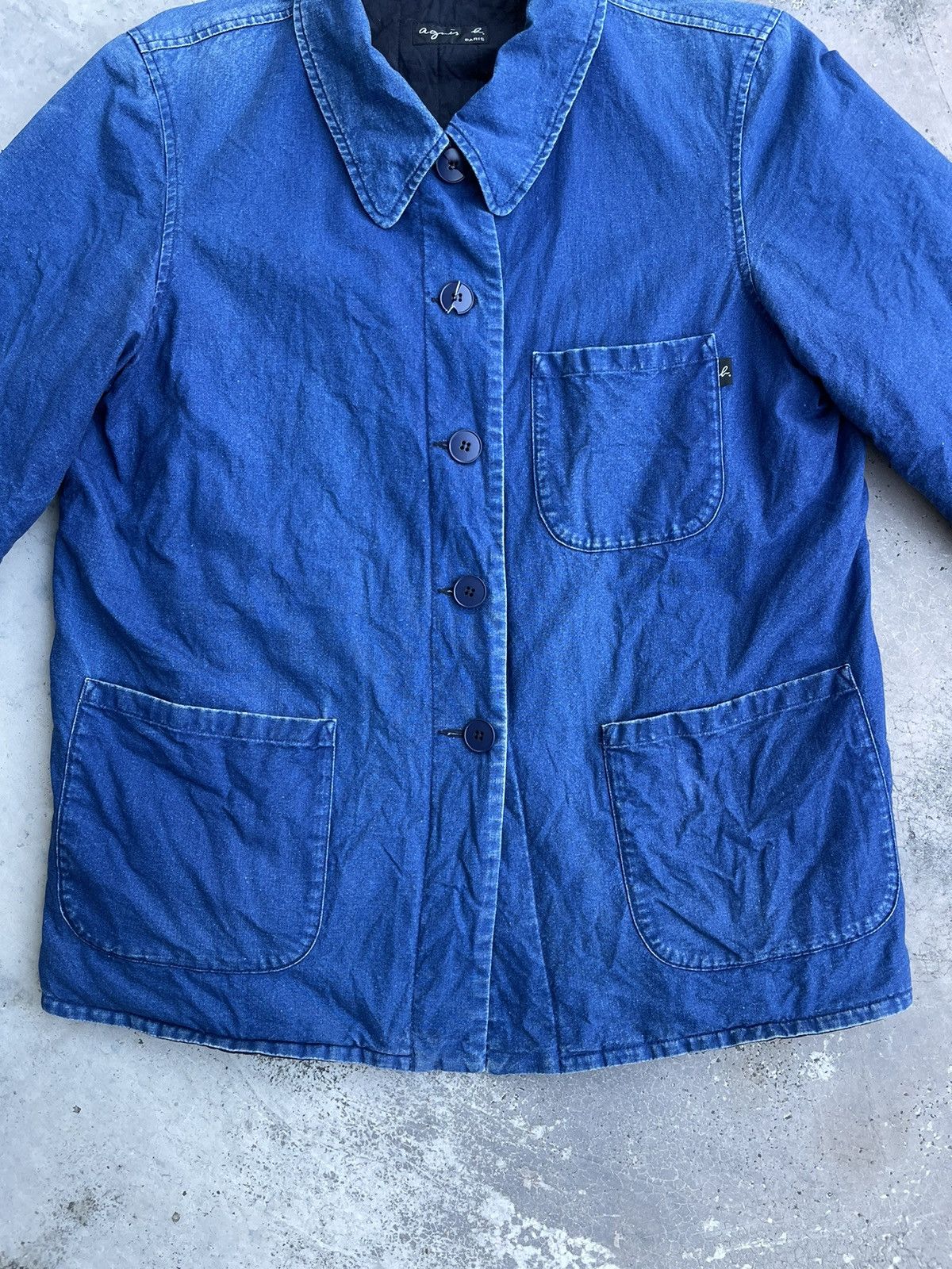 agnes b. 🔥Agnes B. Paris Indigo Blue Jacket🔥 Size US M / EU 48-50 / 2 - 5 Thumbnail