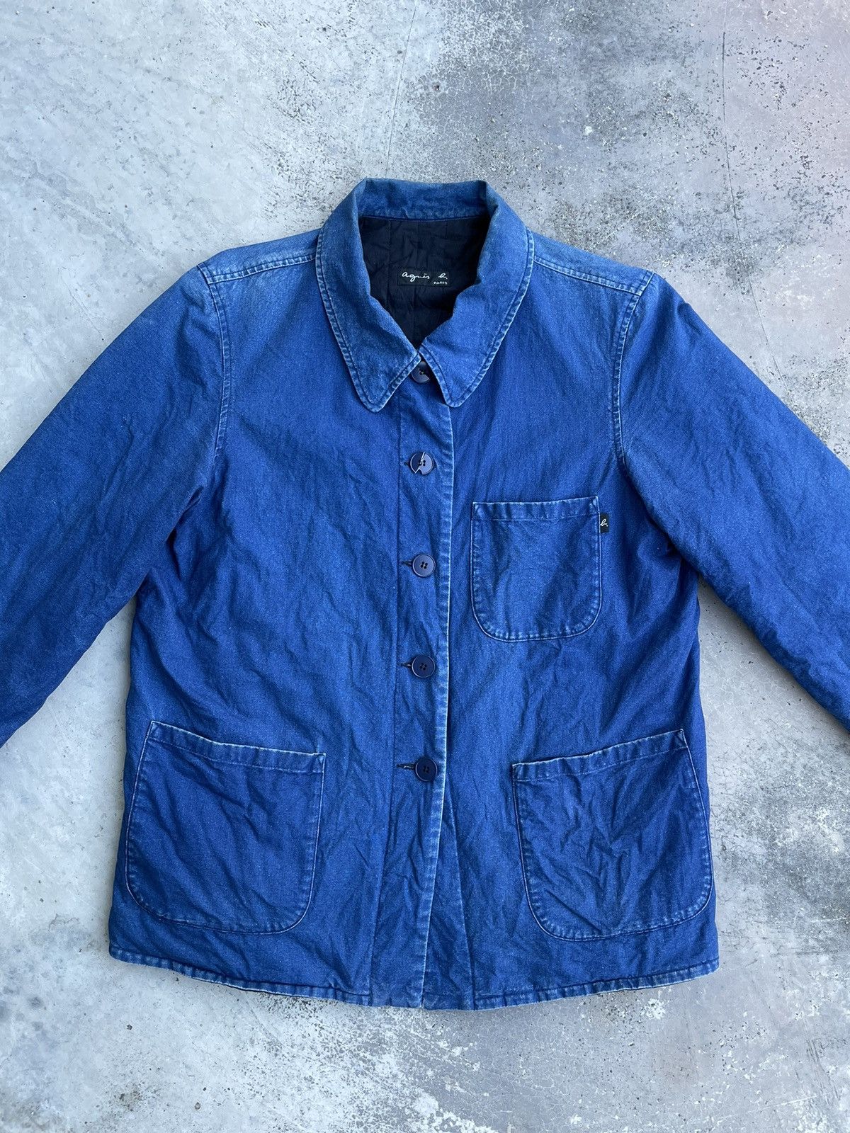 Agnes B. ?Agnes B. Paris Indigo Blue Jacket? | Grailed