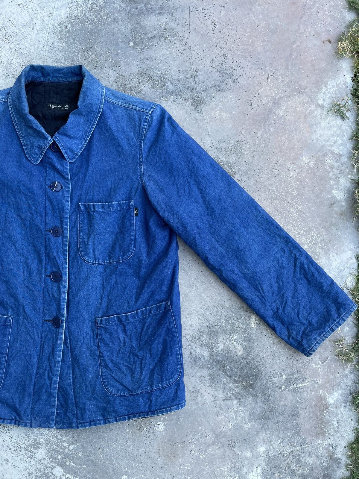 agnes b. 🔥Agnes B. Paris Indigo Blue Jacket🔥 Size US M / EU 48-50 / 2 - 4 Thumbnail